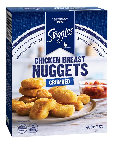 Steggles Chicken Breast Nuggets Crumbed