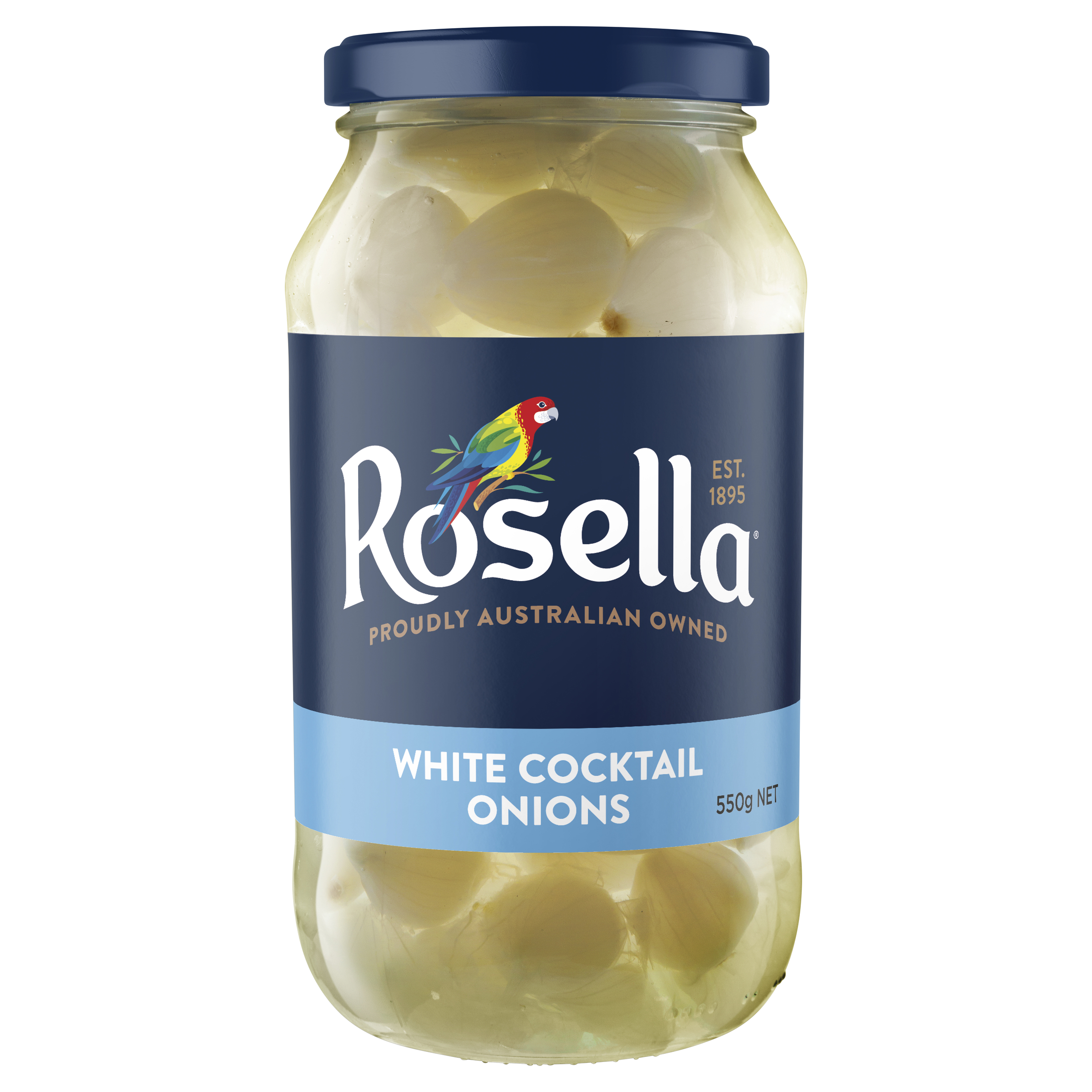 ROSELLA COCKTAIL ONIONS WHITE 550G