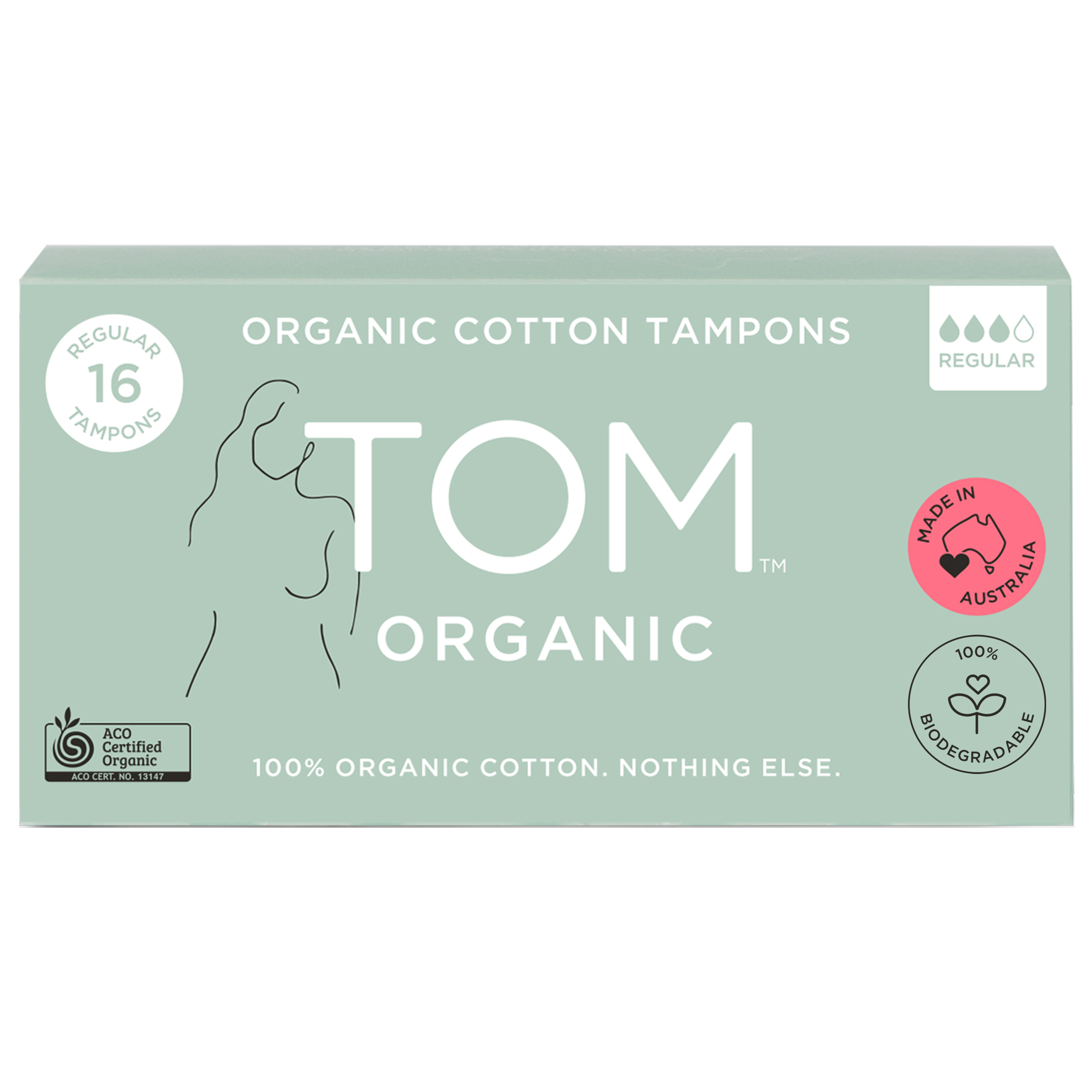 TOM Organic Regular Tampons