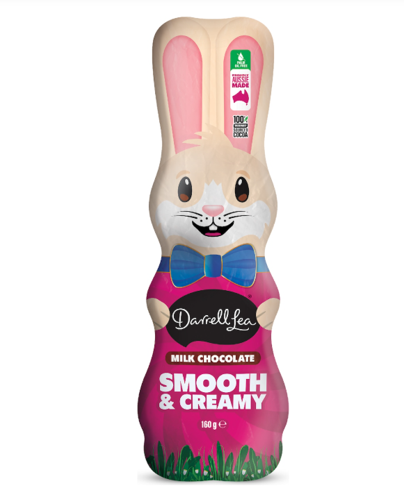 Darrell Lea Milk Chocolate Smooth & Creamy Easter Bunny 160g