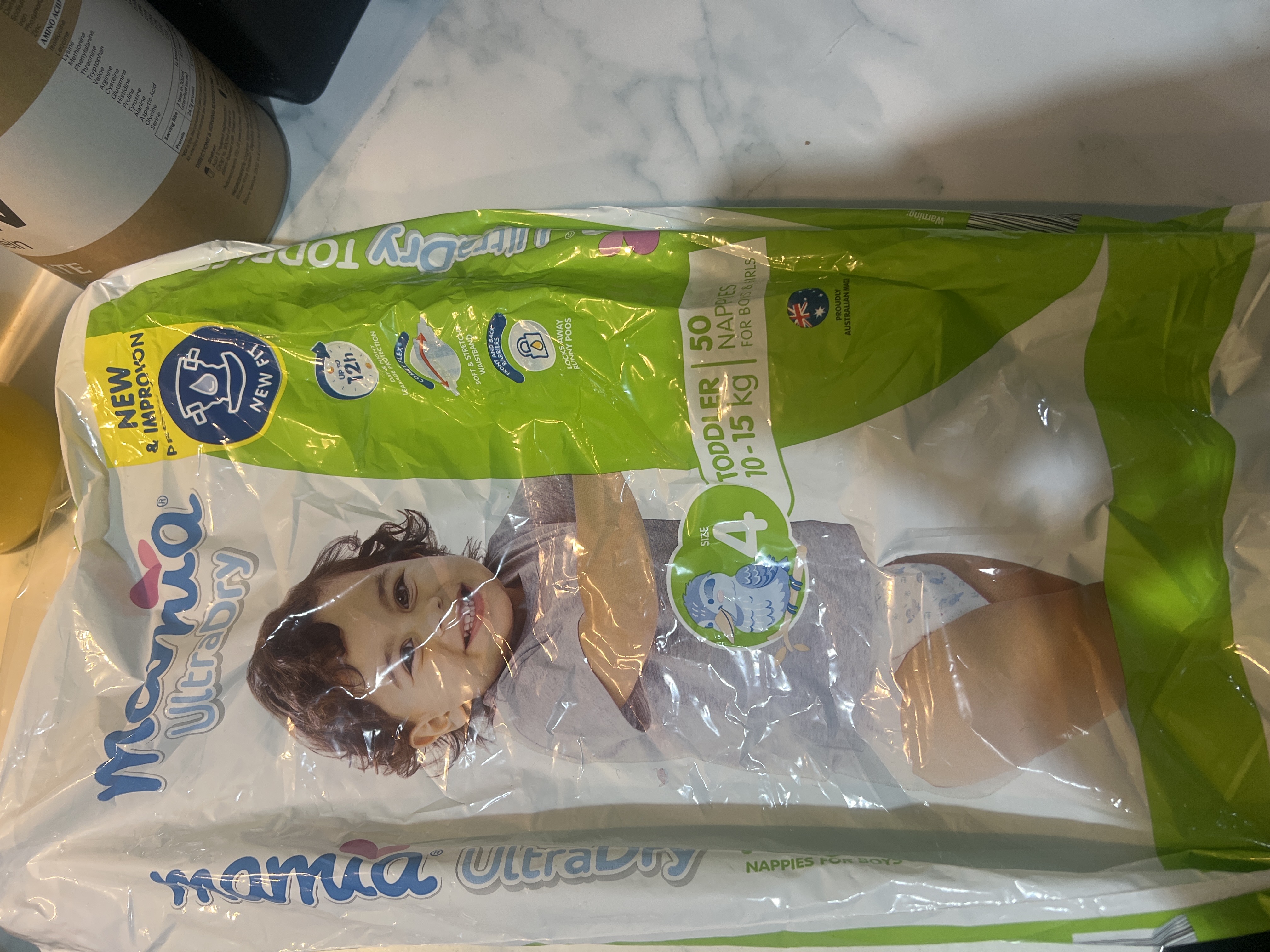 Mamia UltraDry Toddler Nappies 50pk