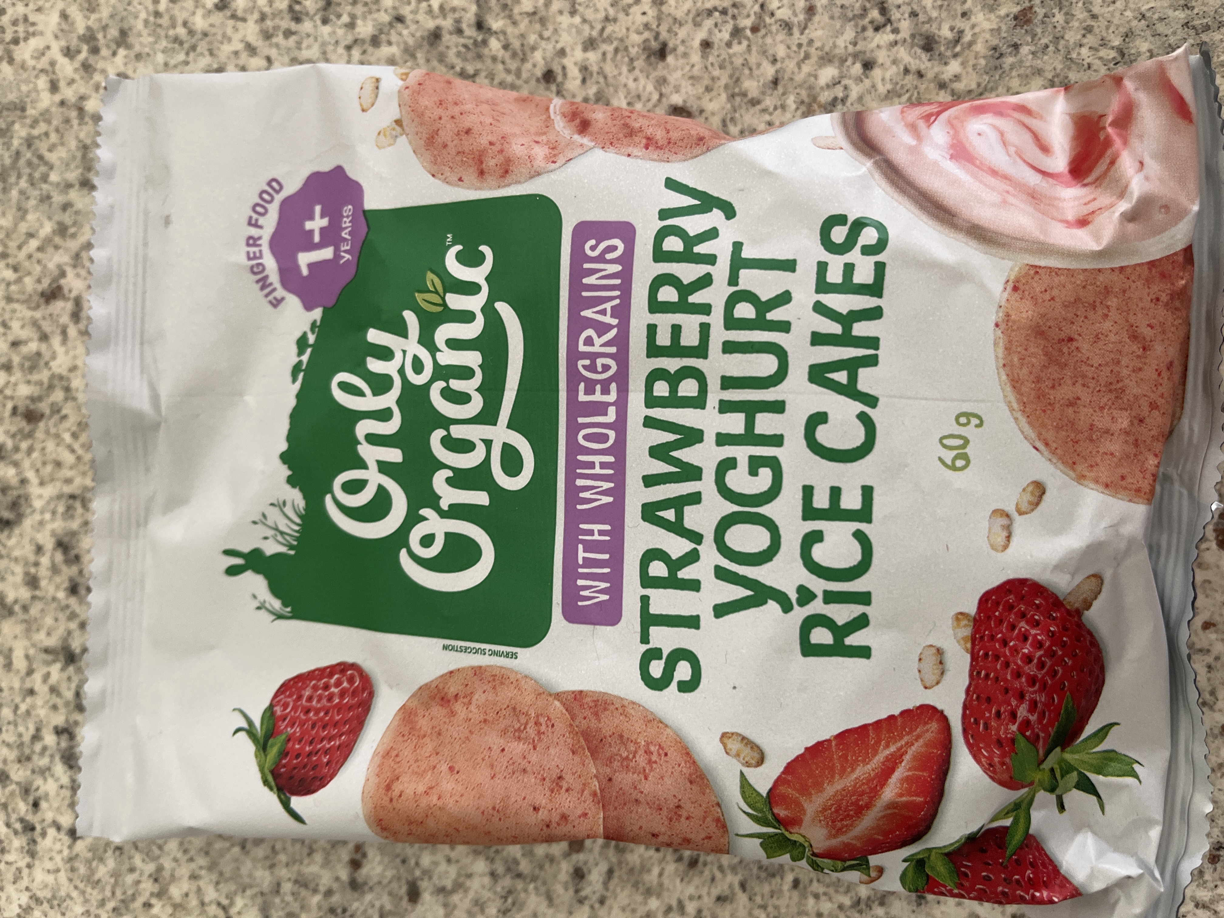Strawberry Yoghurt Rice Cakes