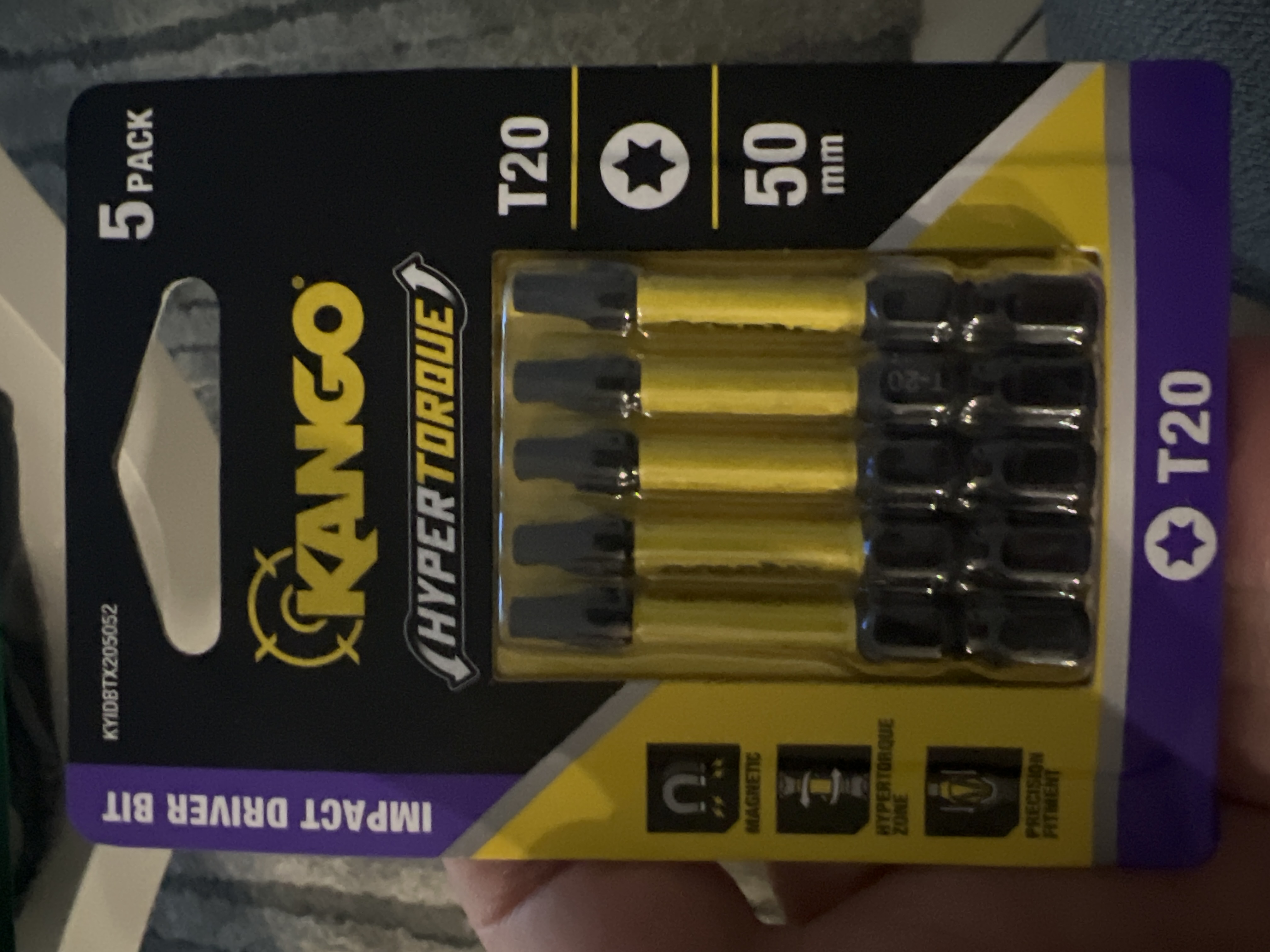 Kango T20 Impact Driver Bits 5 Pack