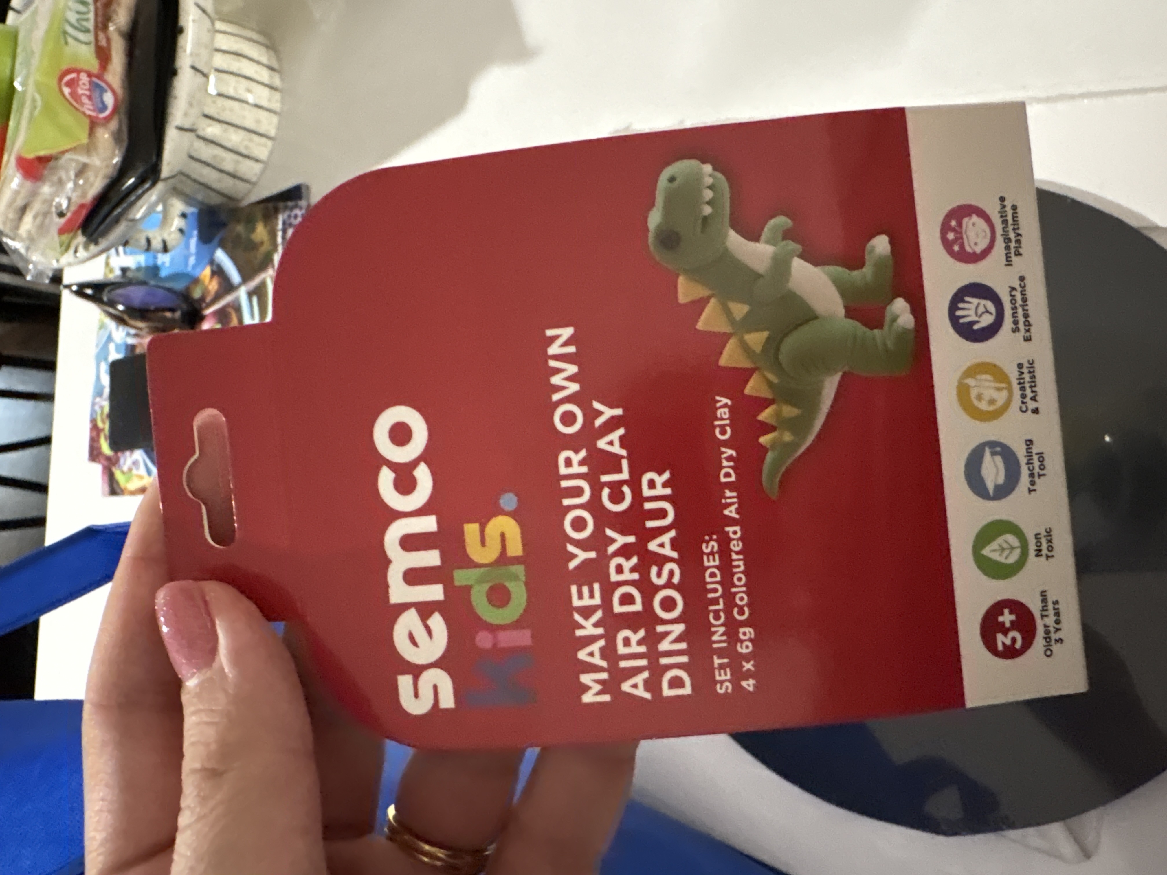 Kids Air Dry Clay Dinosaur