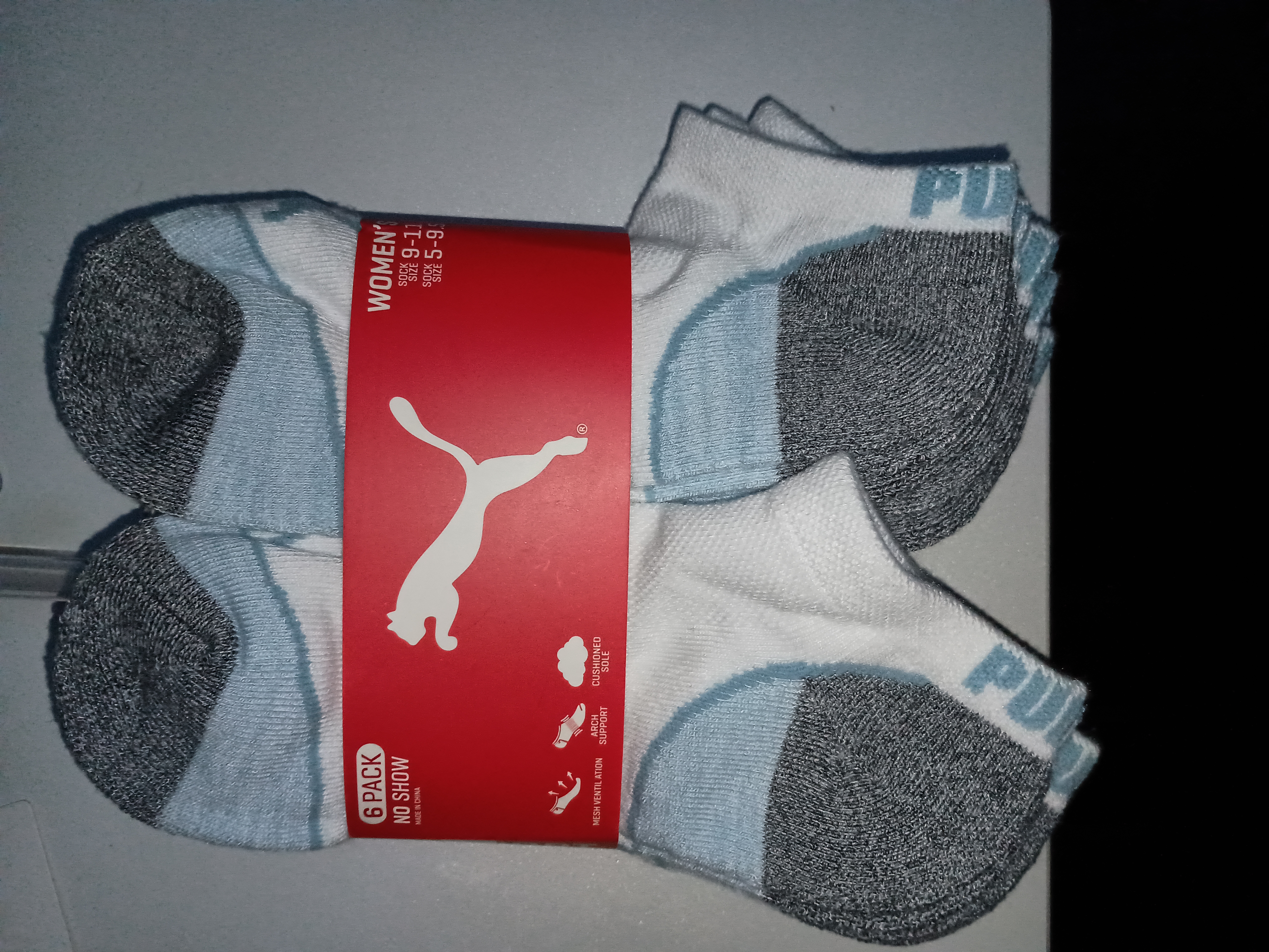 6-Pack Women's No-Show Socks