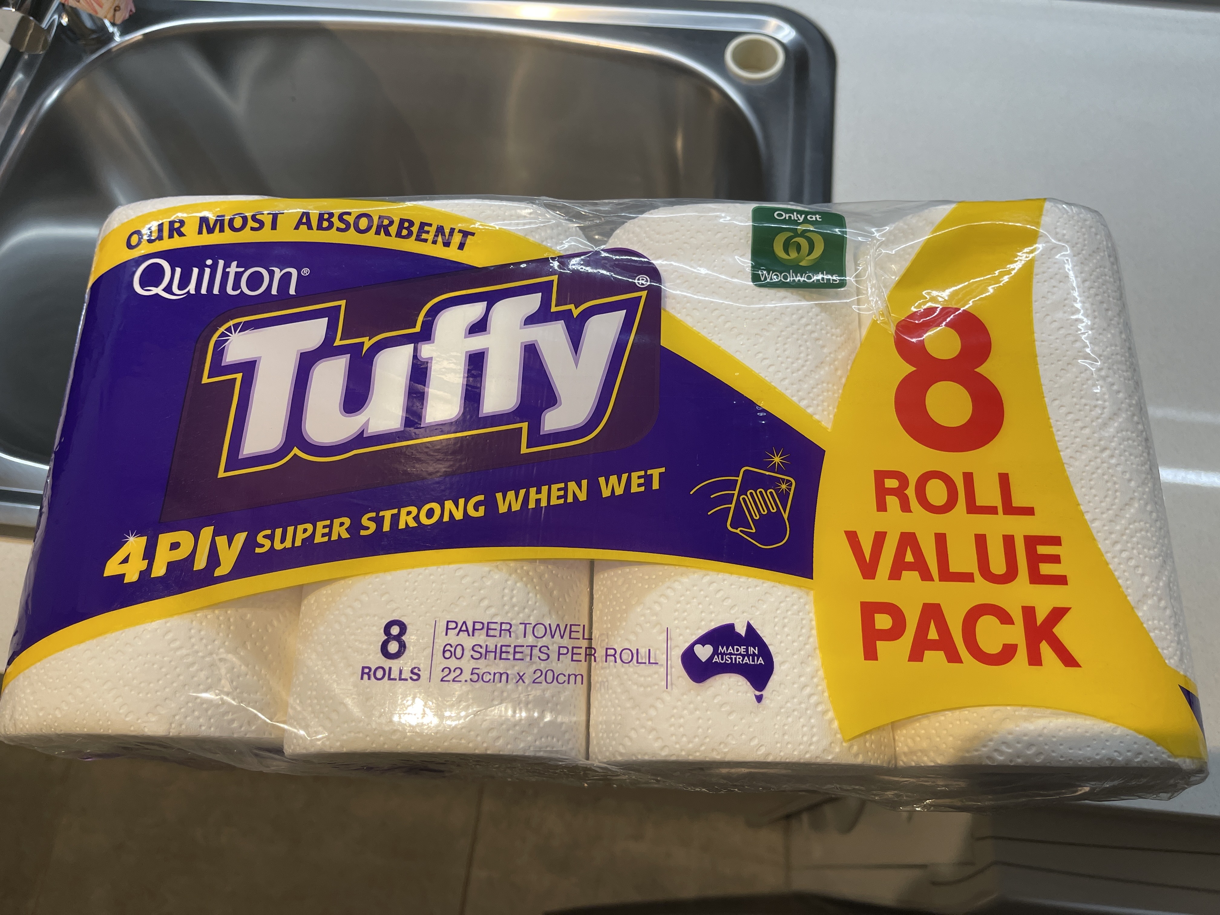 Quilton Tuffy Paper Towel 8pk