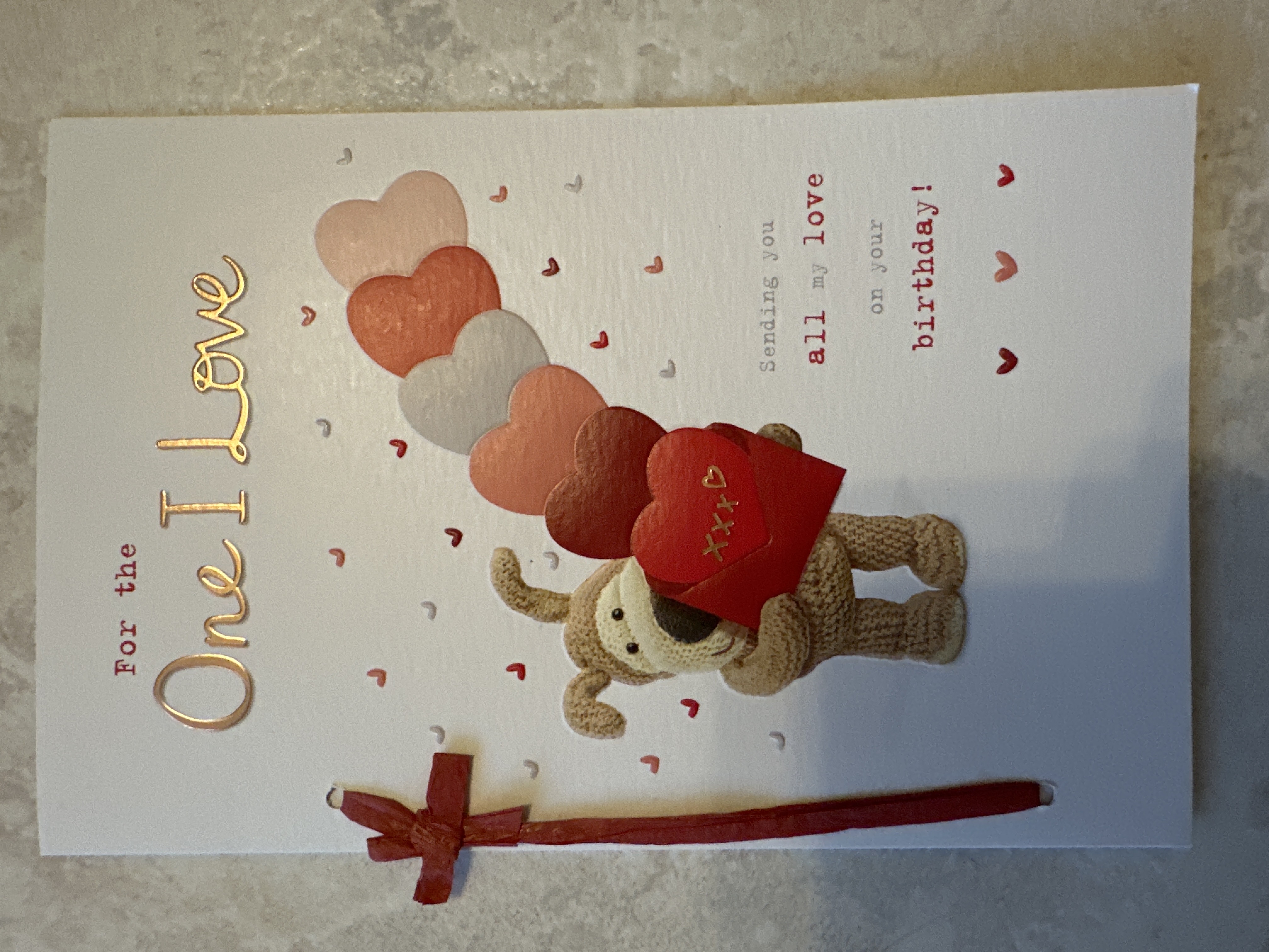 Boofle Birthday Card