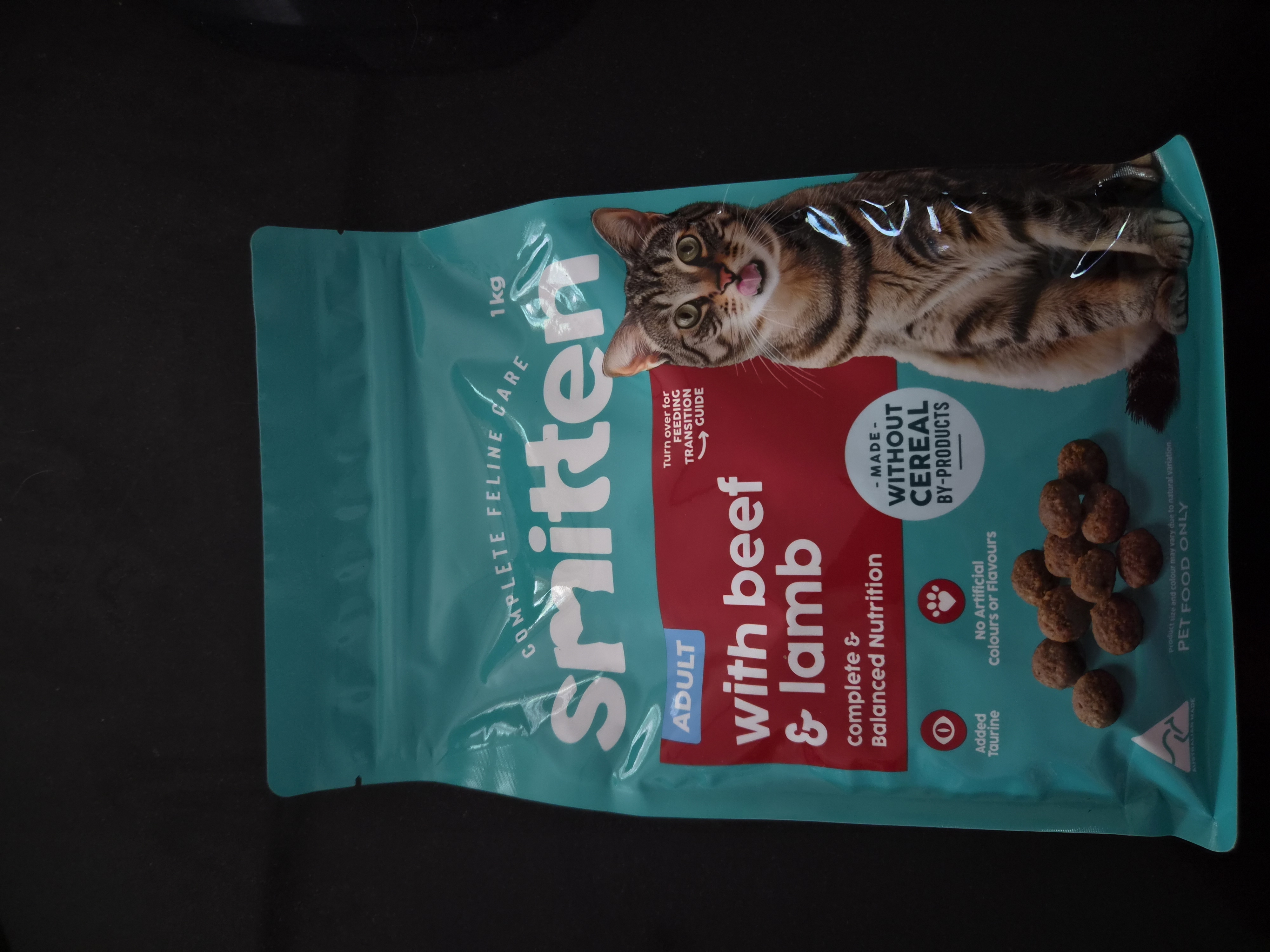 Smitten Cat Food Beef & Lamb 1kg