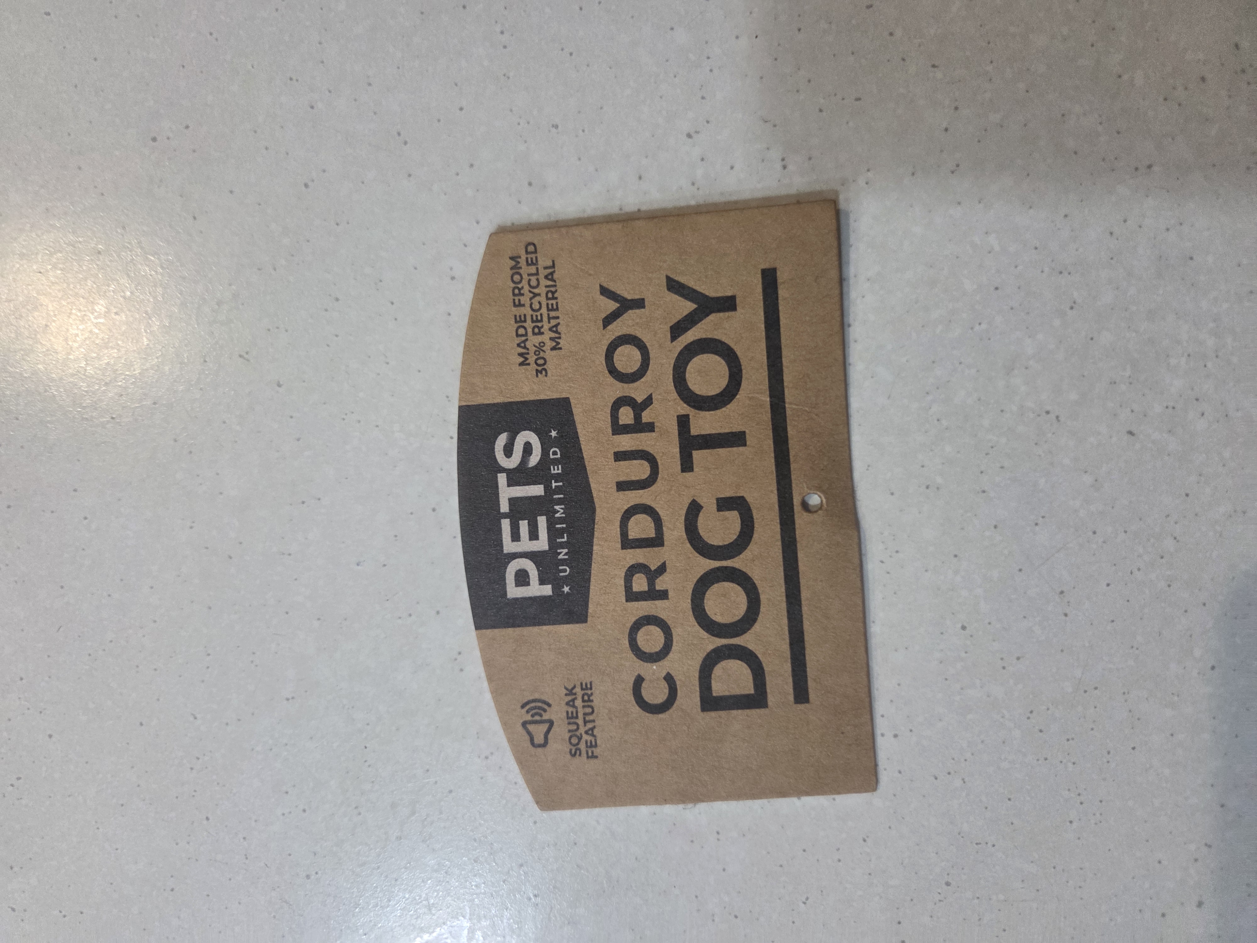 Corduroy Dog Toy