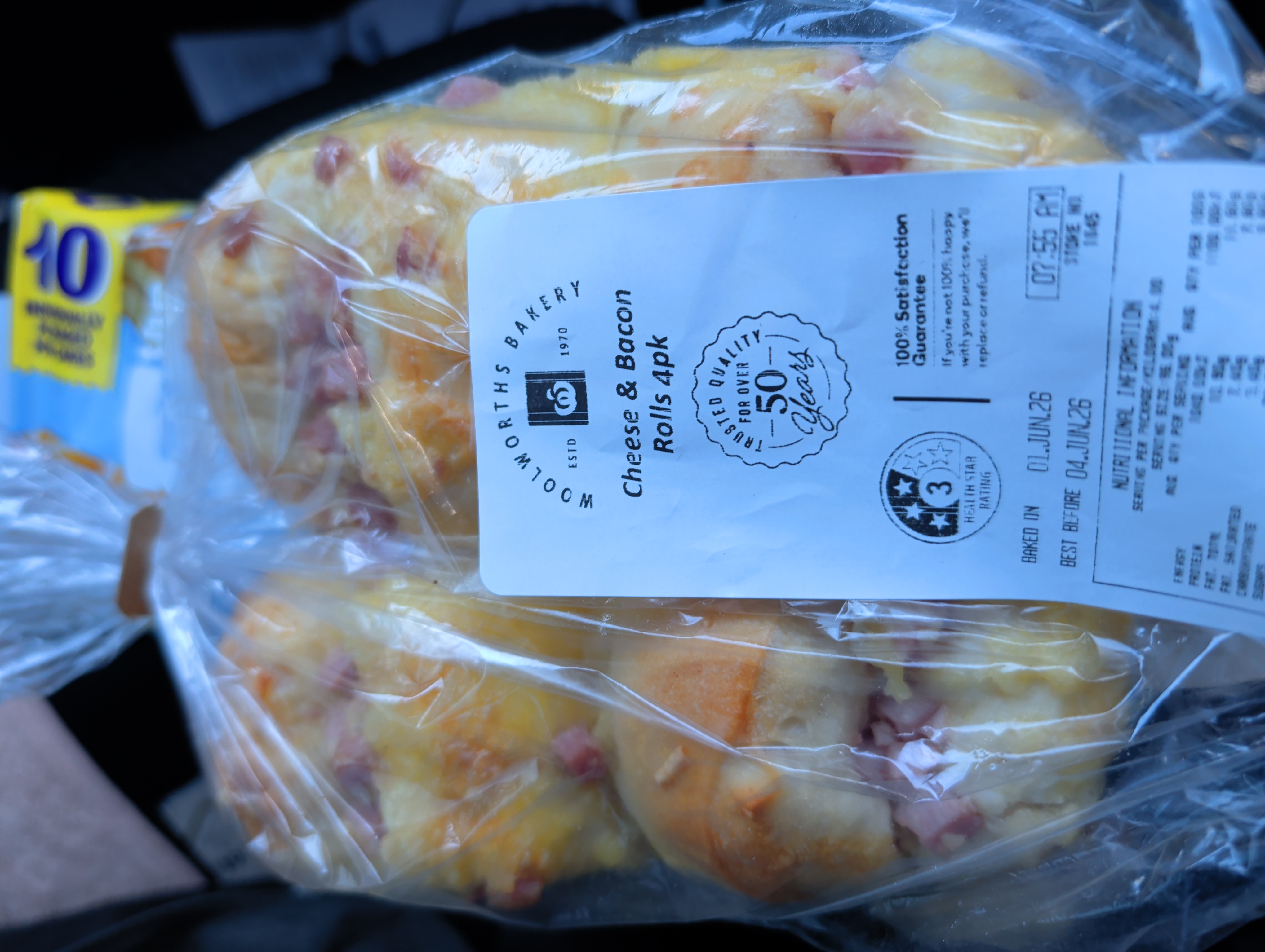 Cheese and Bacon Rolls