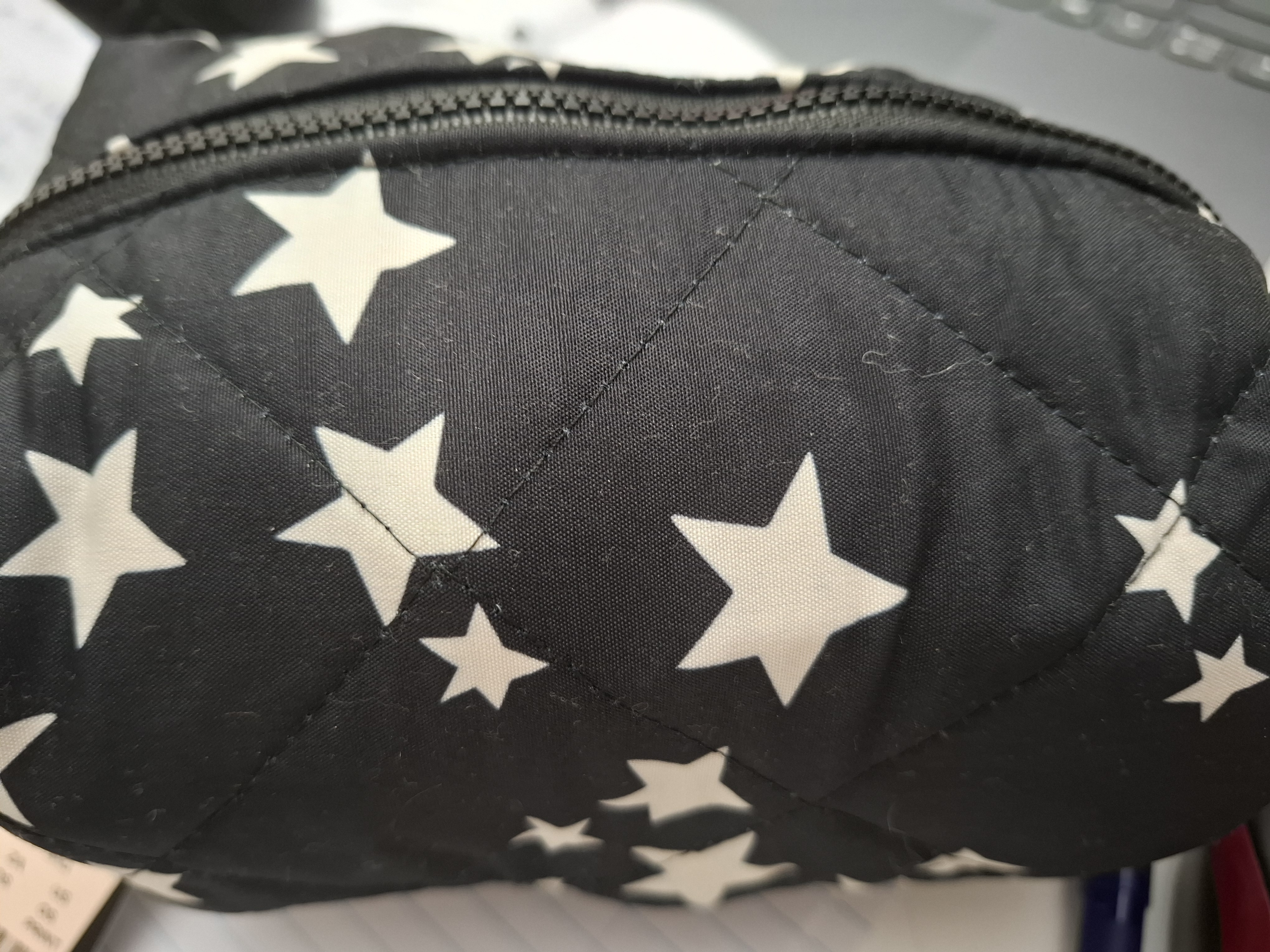 Star Pattern Quilted Pouch
