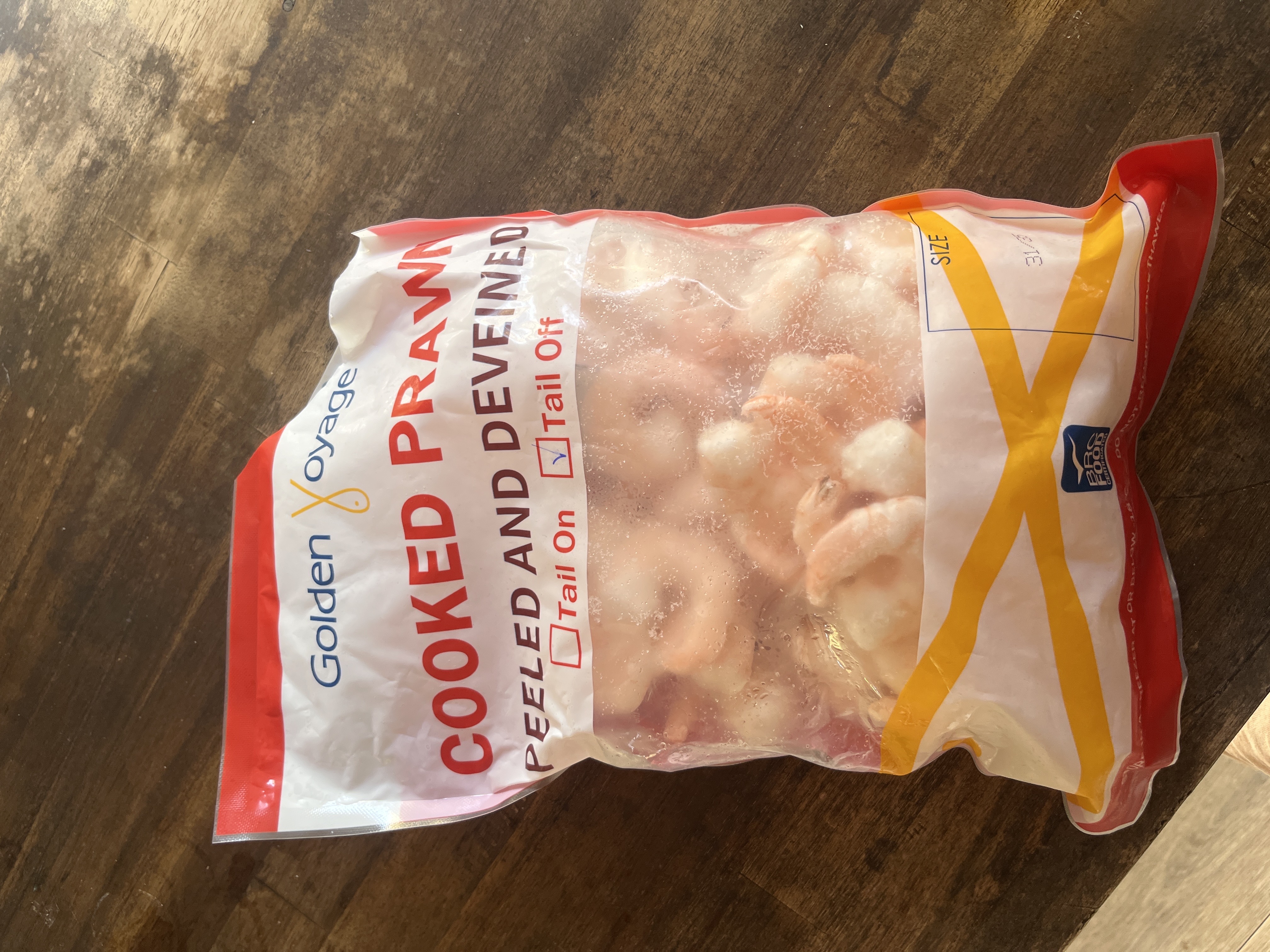 Frozen Cooked Prawns 31/35