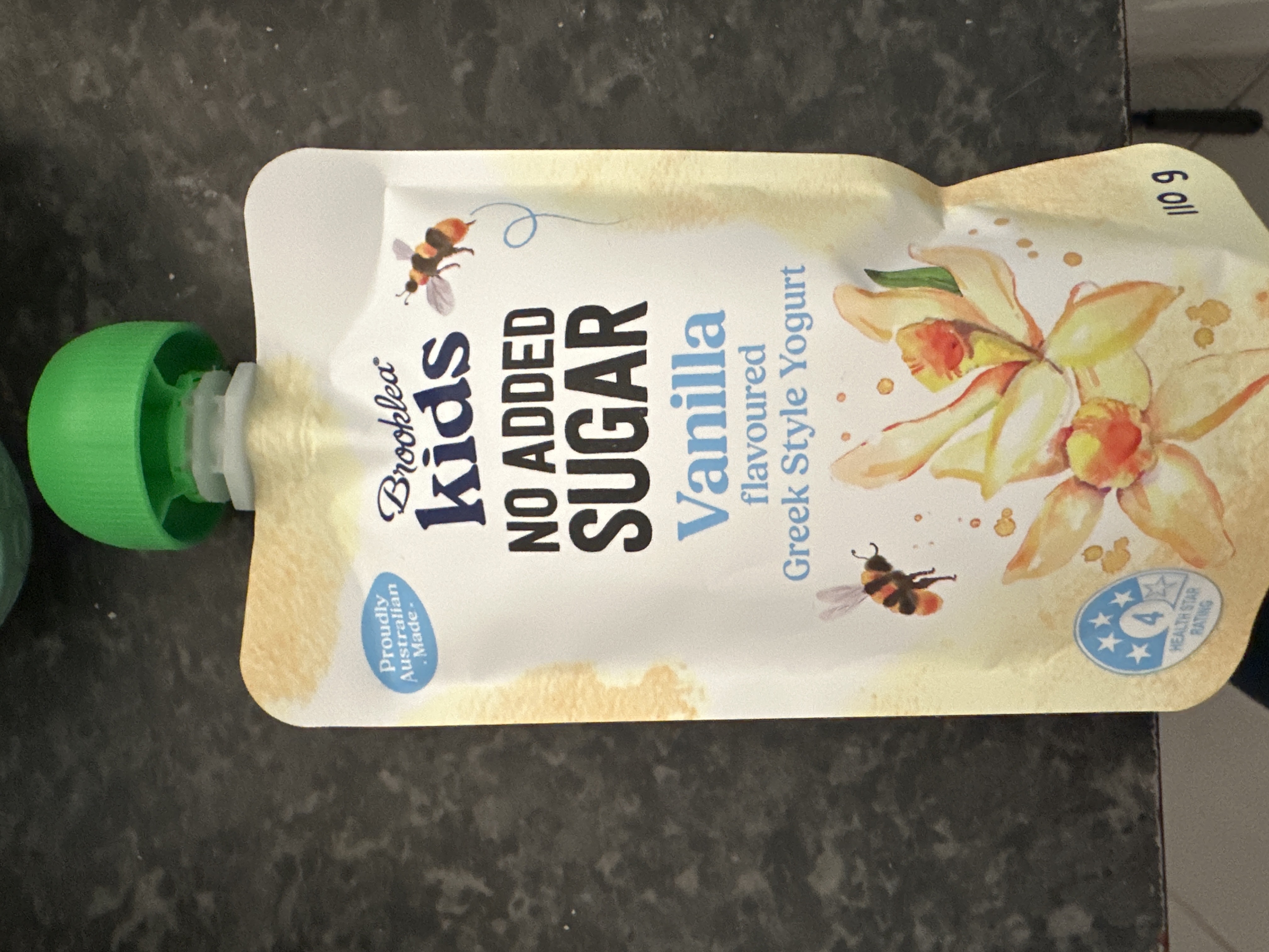 Vanilla Greek Style Yogurt Pouch