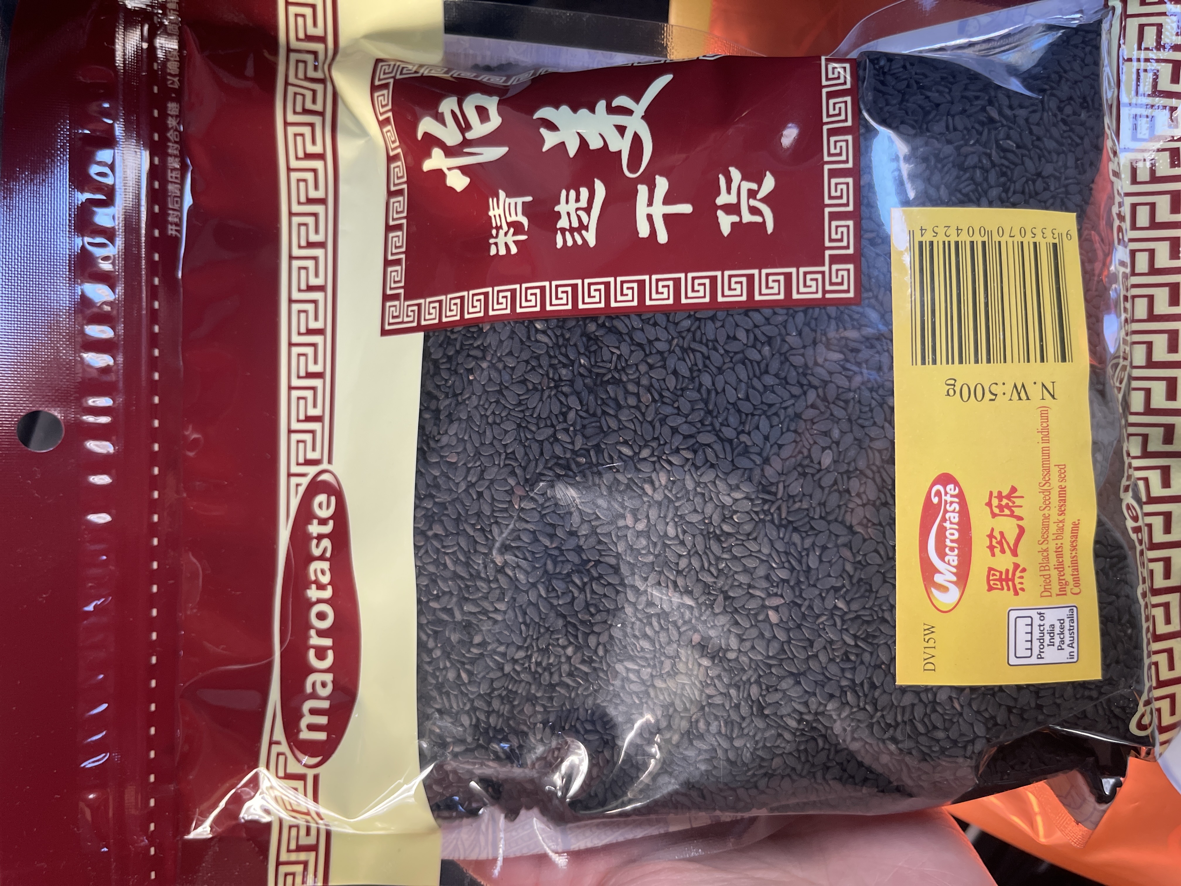 Macrotaste Black Sesame 500g