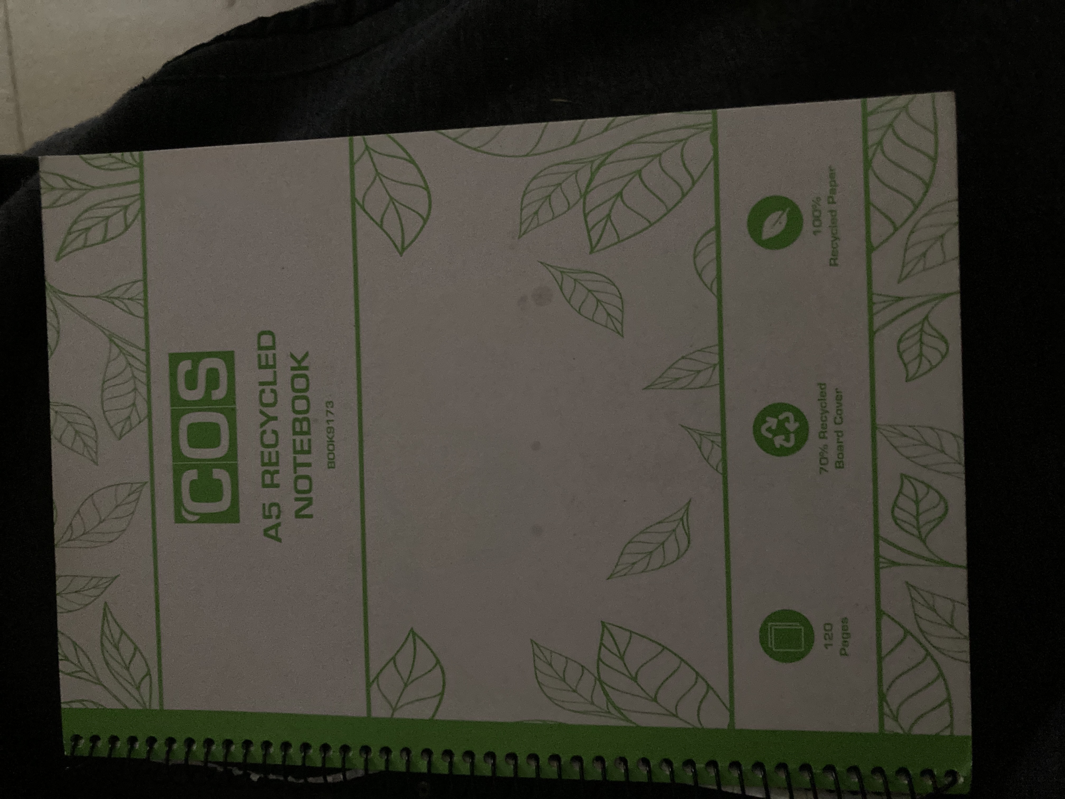 A5 Recycled Notebook
