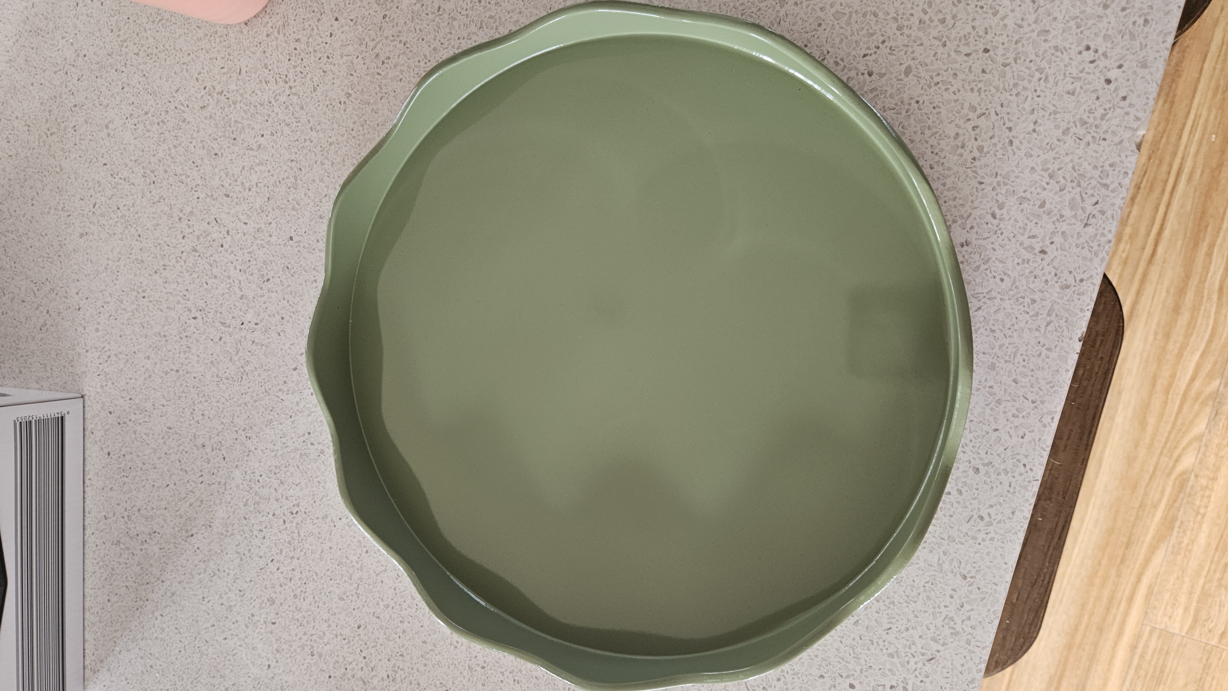 Anko Green Wave Edge Decor Tray