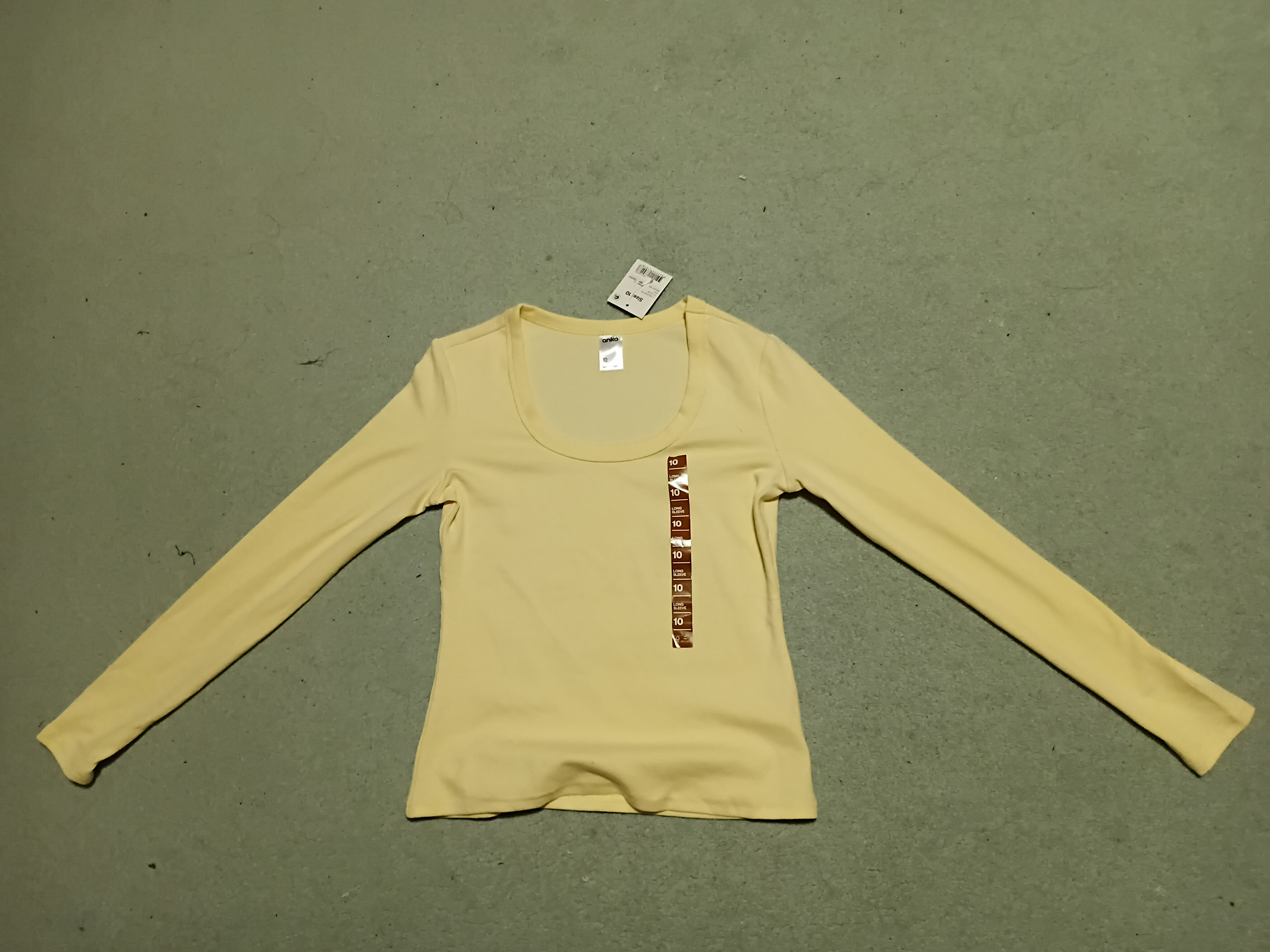 Long Sleeve Yellow Top