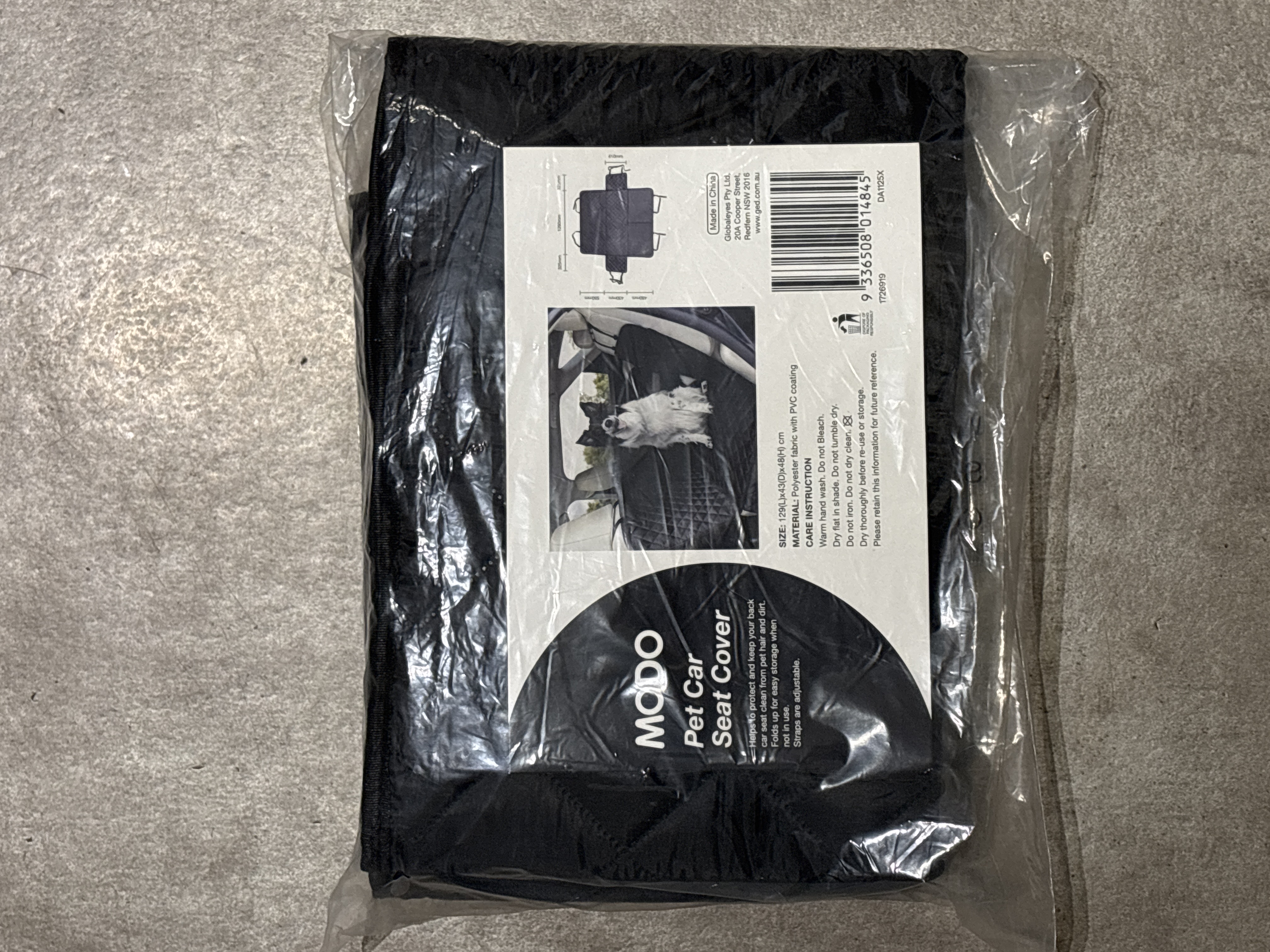 Pet Car Seat Cover
