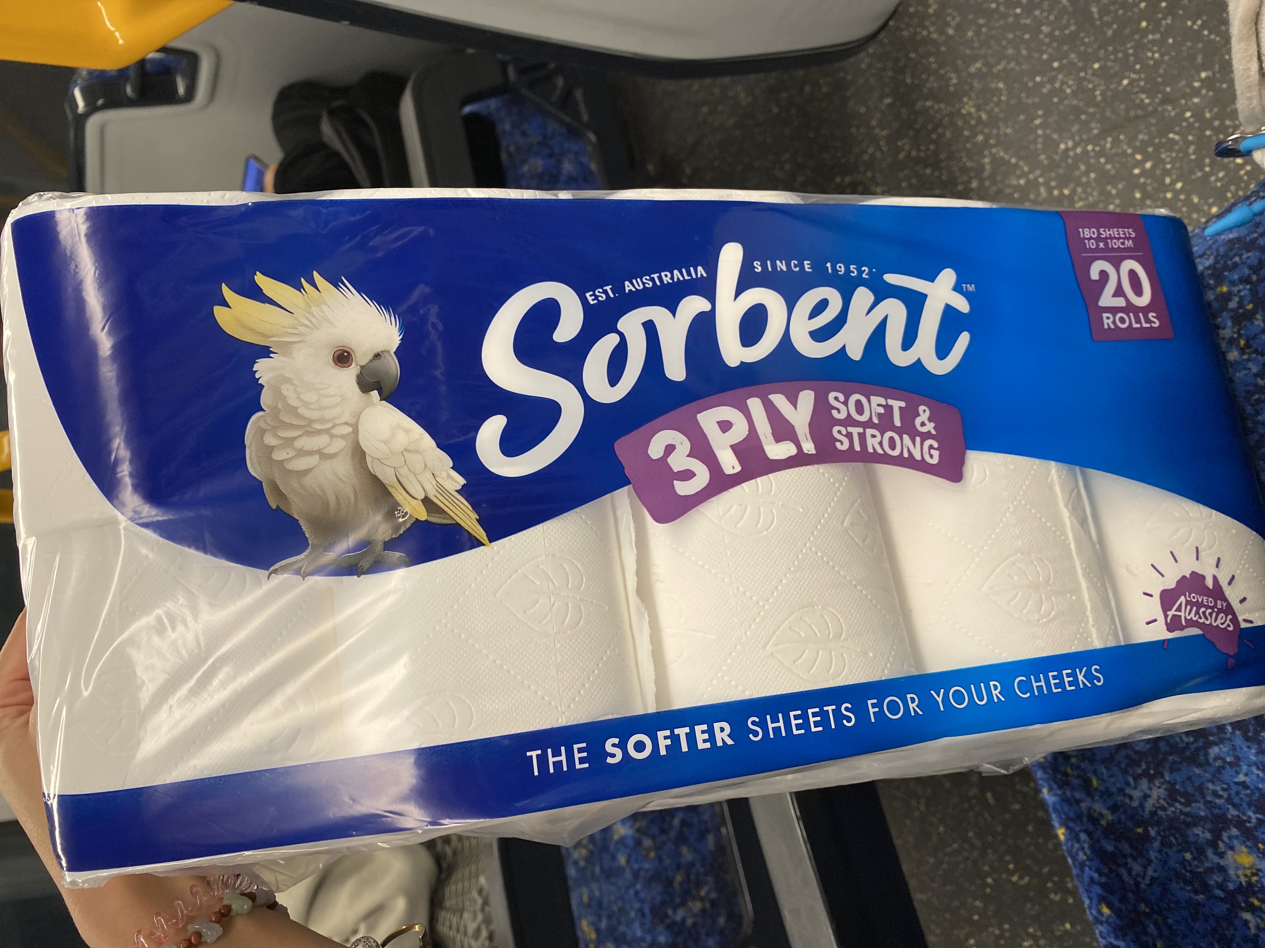 Sorbent 3-Ply Toilet Tissue 20pk