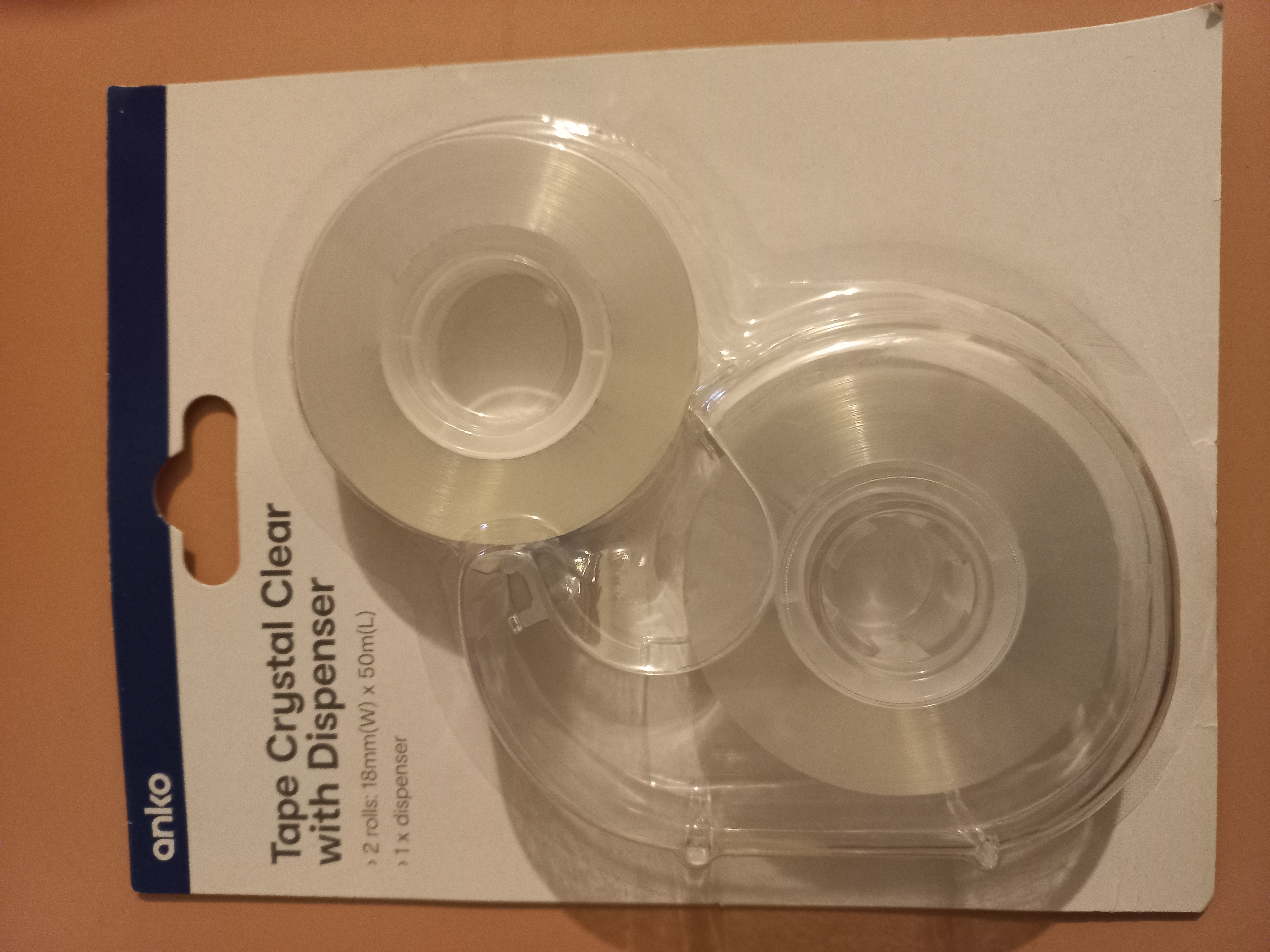 Tape Crystal Clear with Dispenser