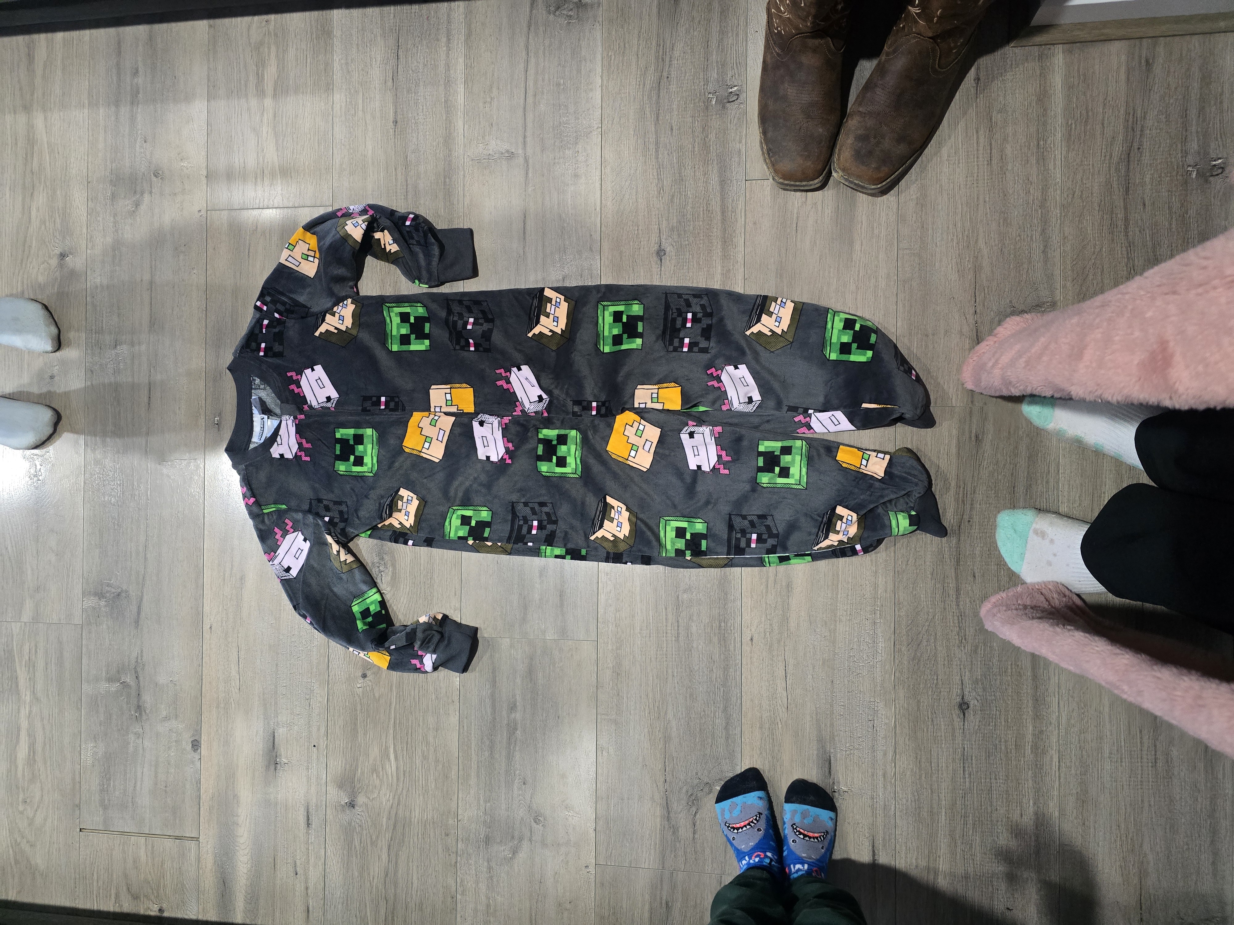 Minecraft Fleece Onesie