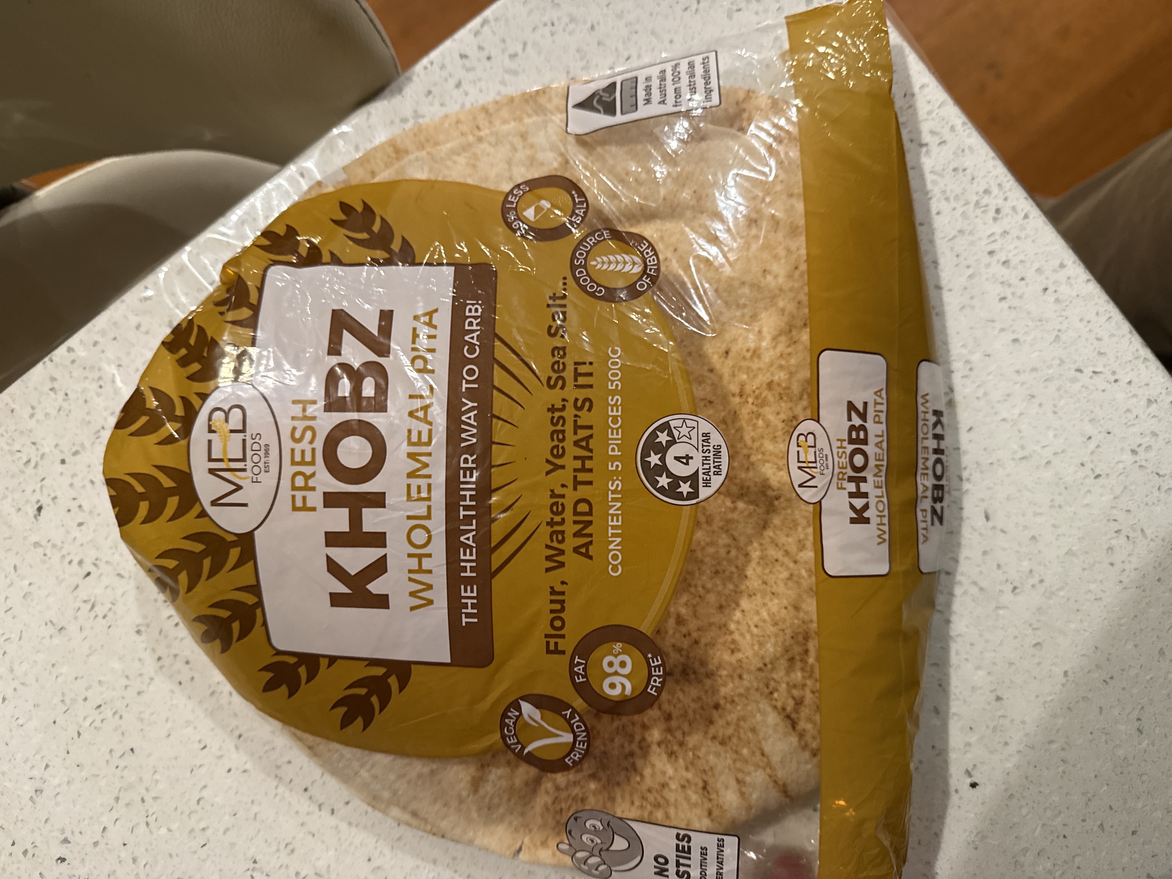 MEB Wholemeal Khobz Pita