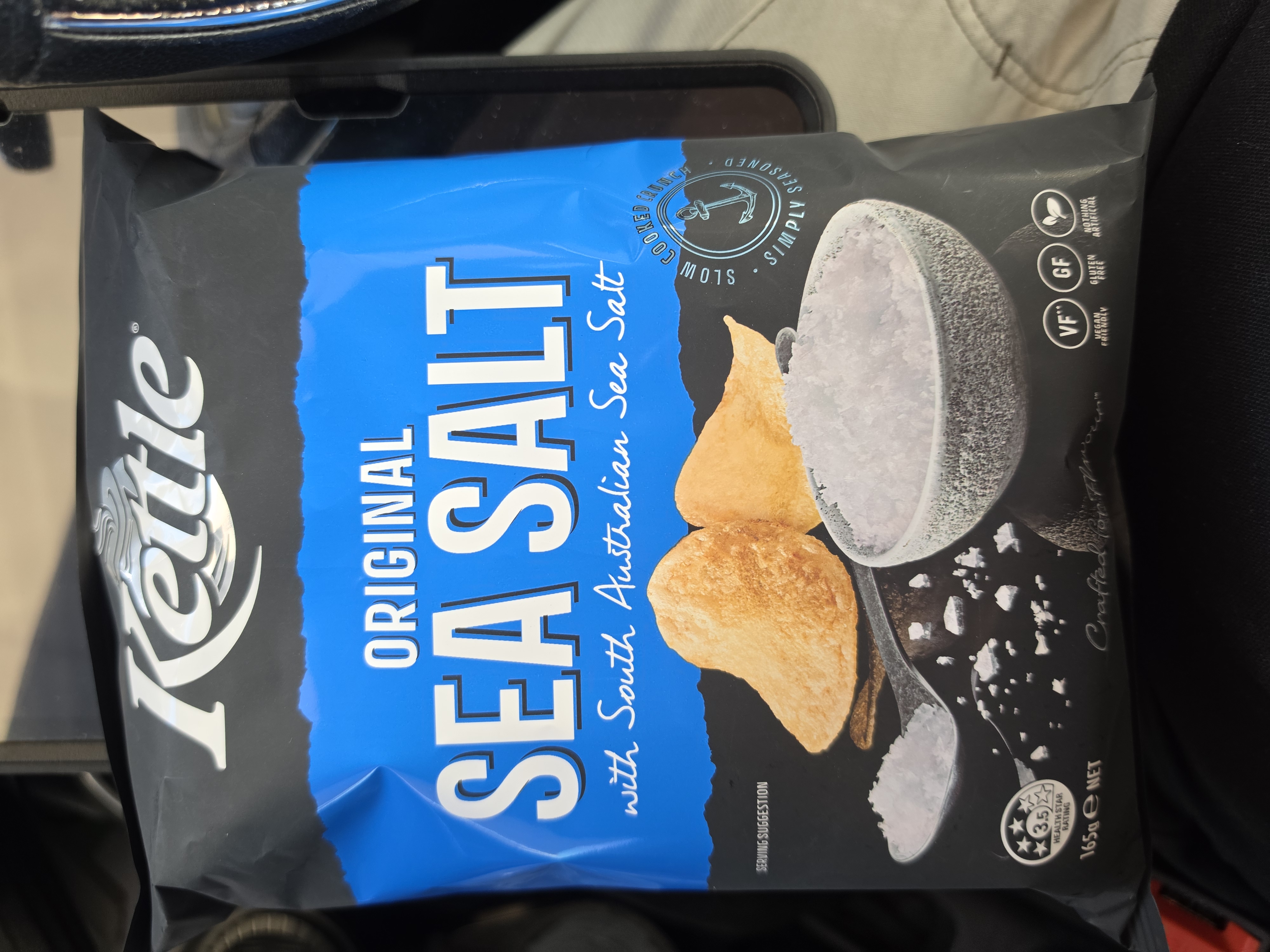 Kettle Sea Salt Chips 165g