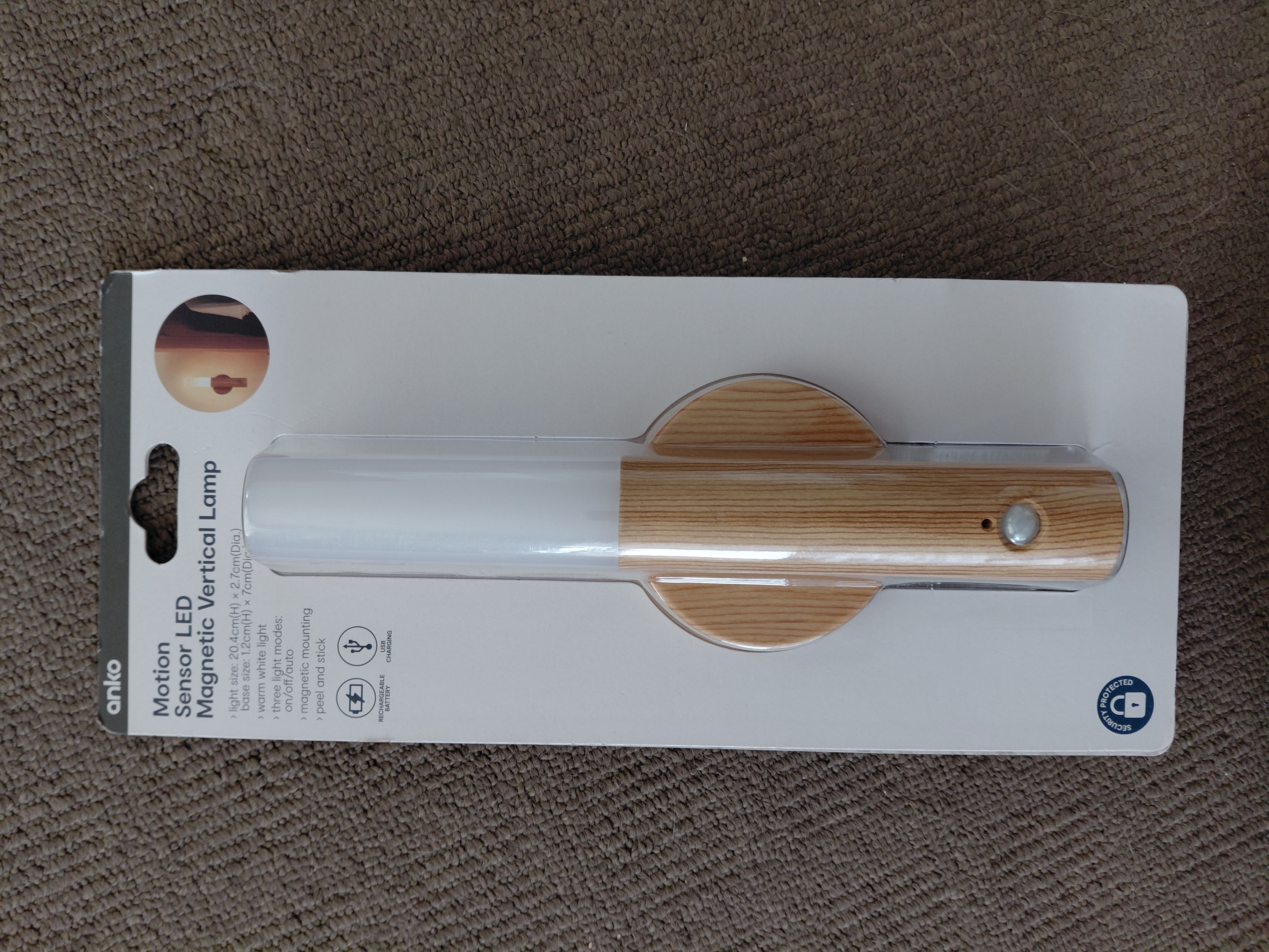 Magnetic Motion Sensor LED Lamp