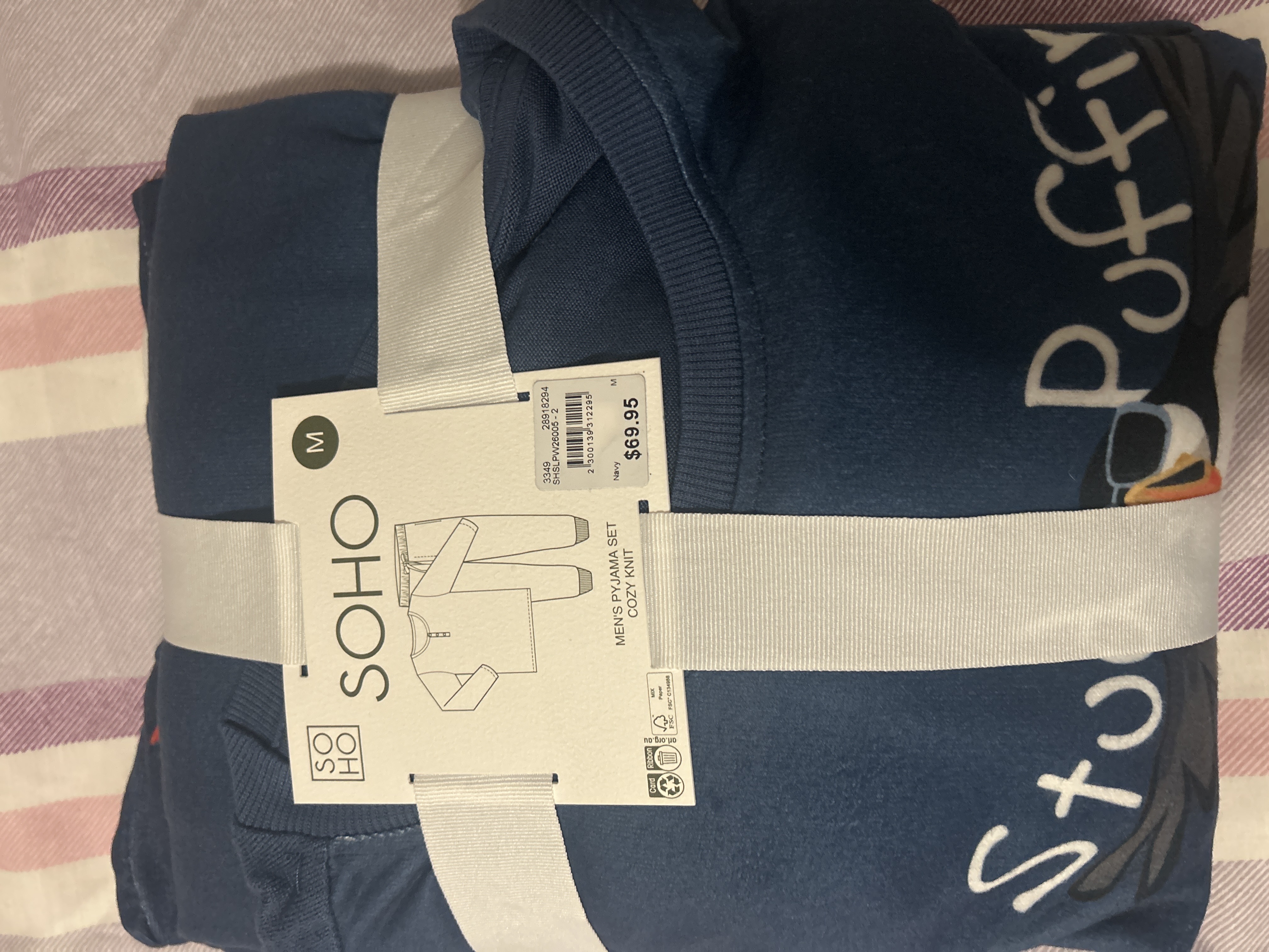 Men's Cozy Knit Pajama Set