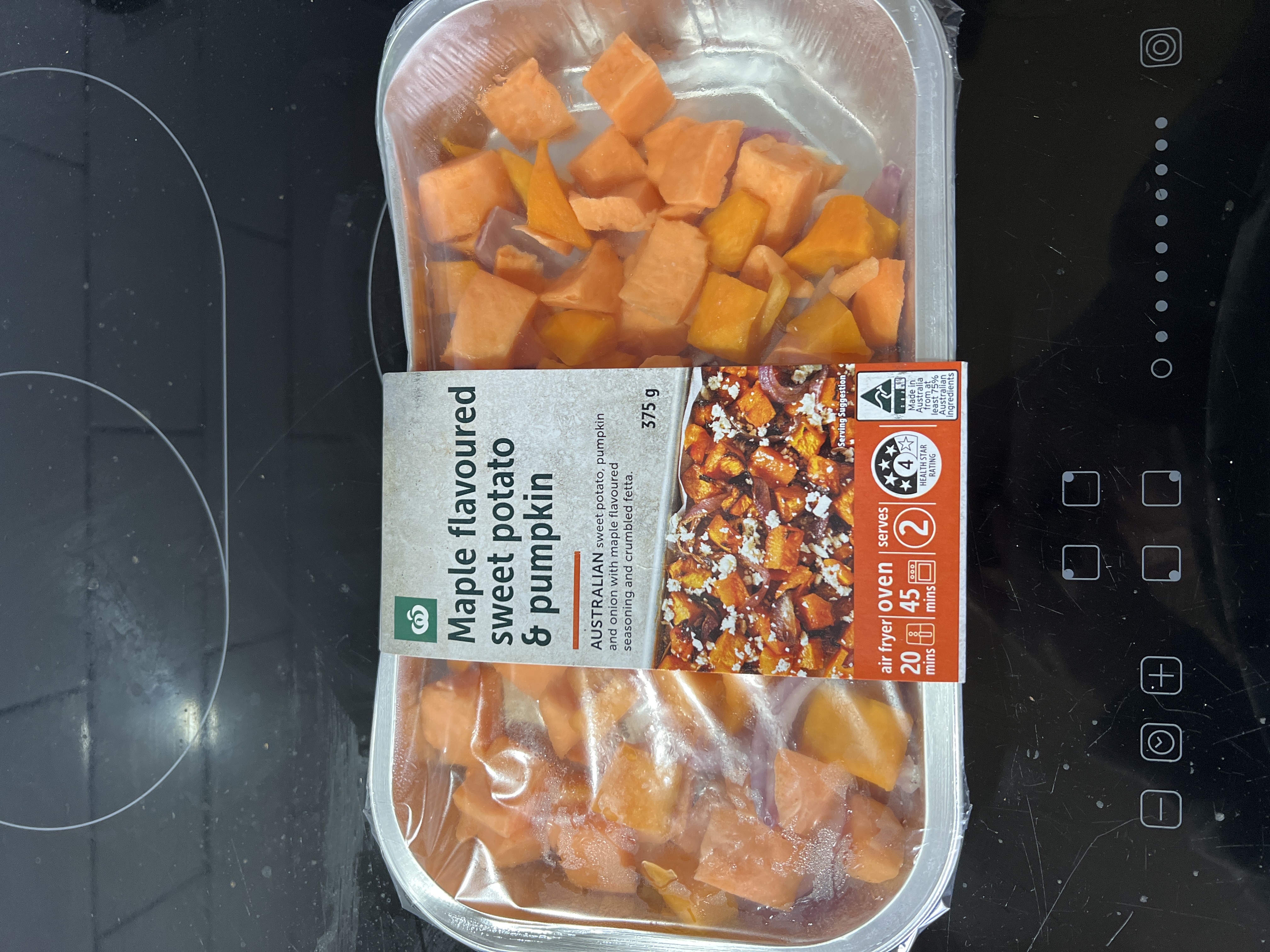 Woolworths Maple Flavoured Sweet Potato & Pumpkin 375g