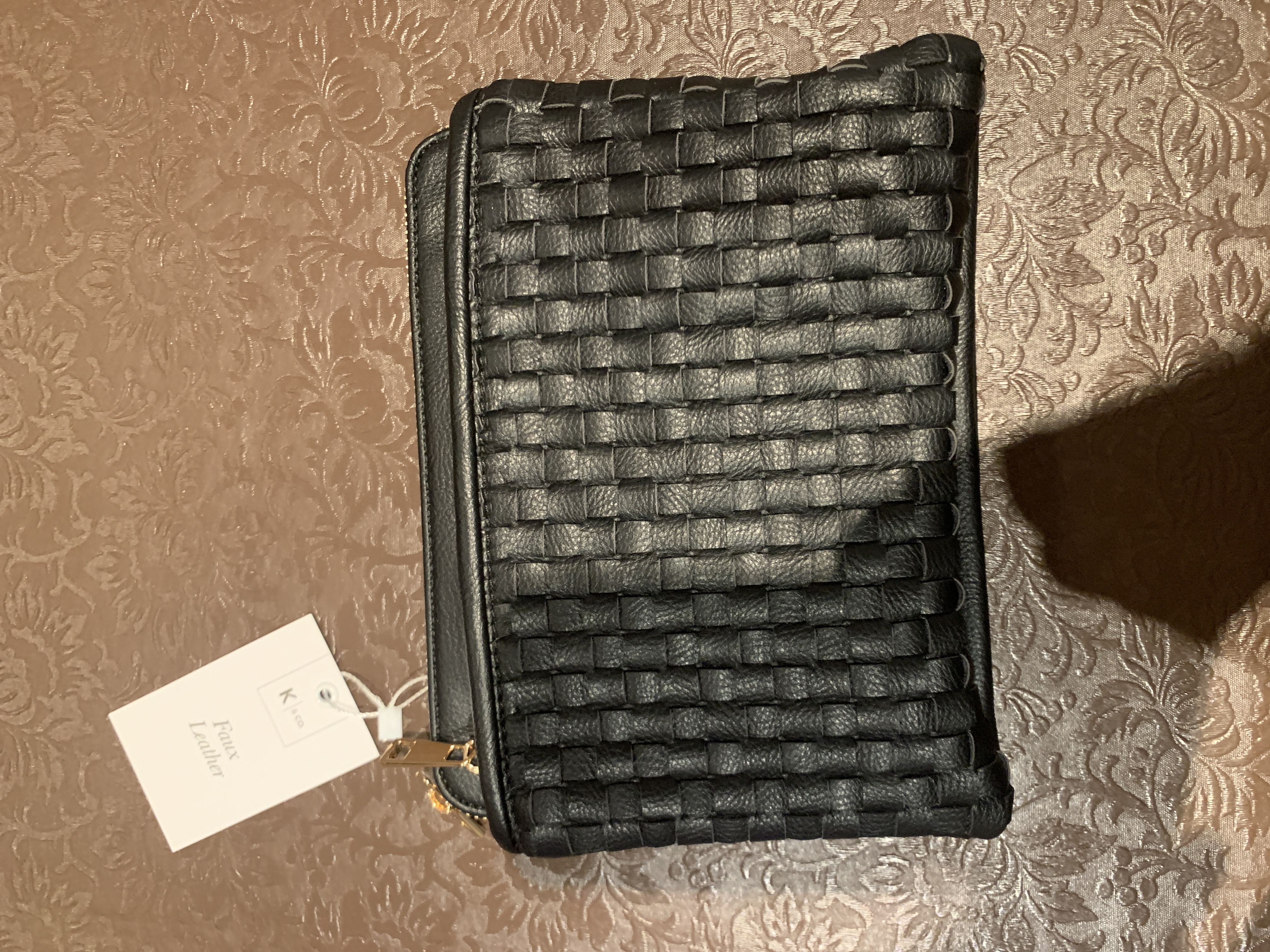 K Style PU Woven Bag