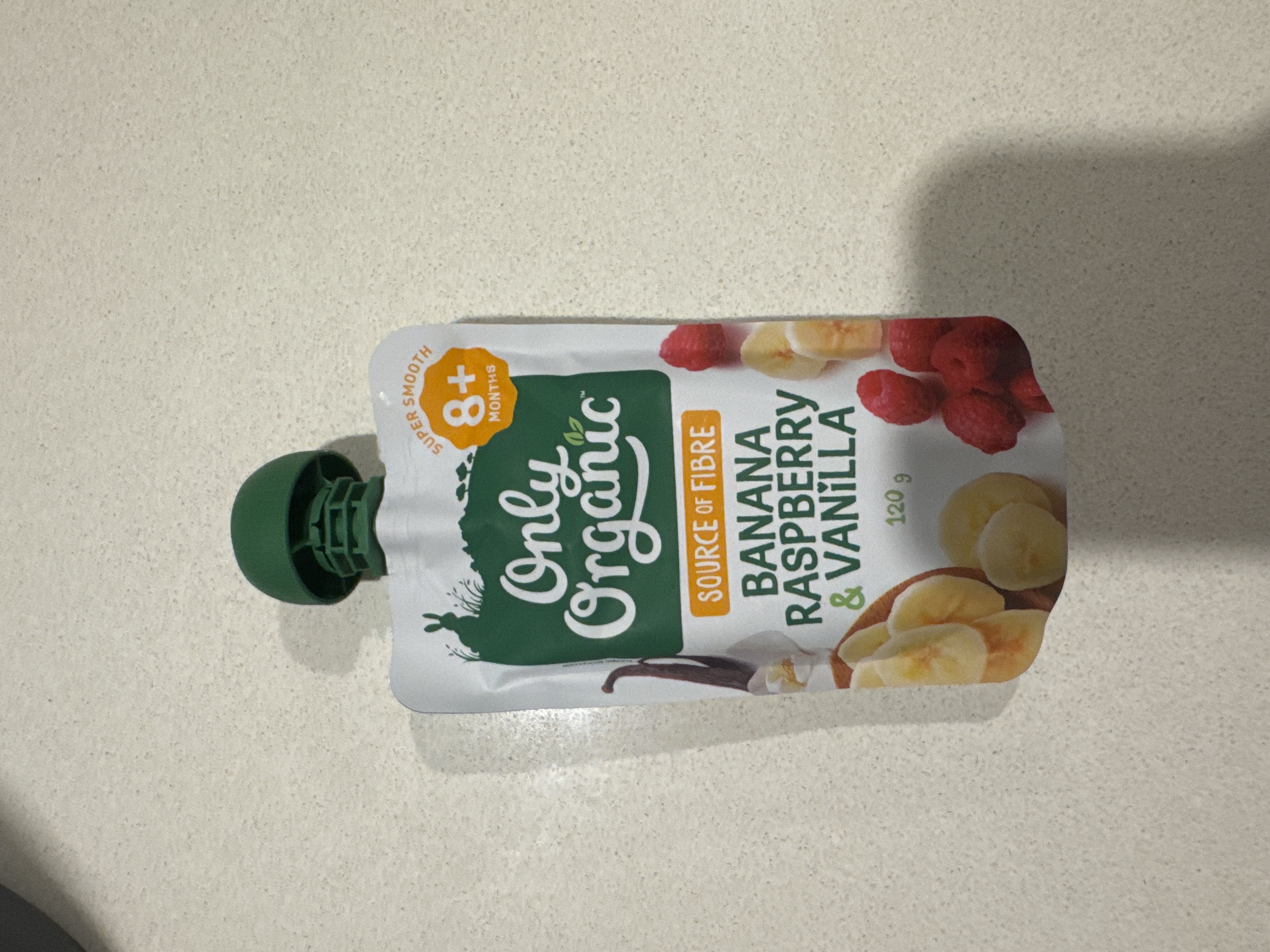 Only Organic Banana Raspberry Vanilla Pouch