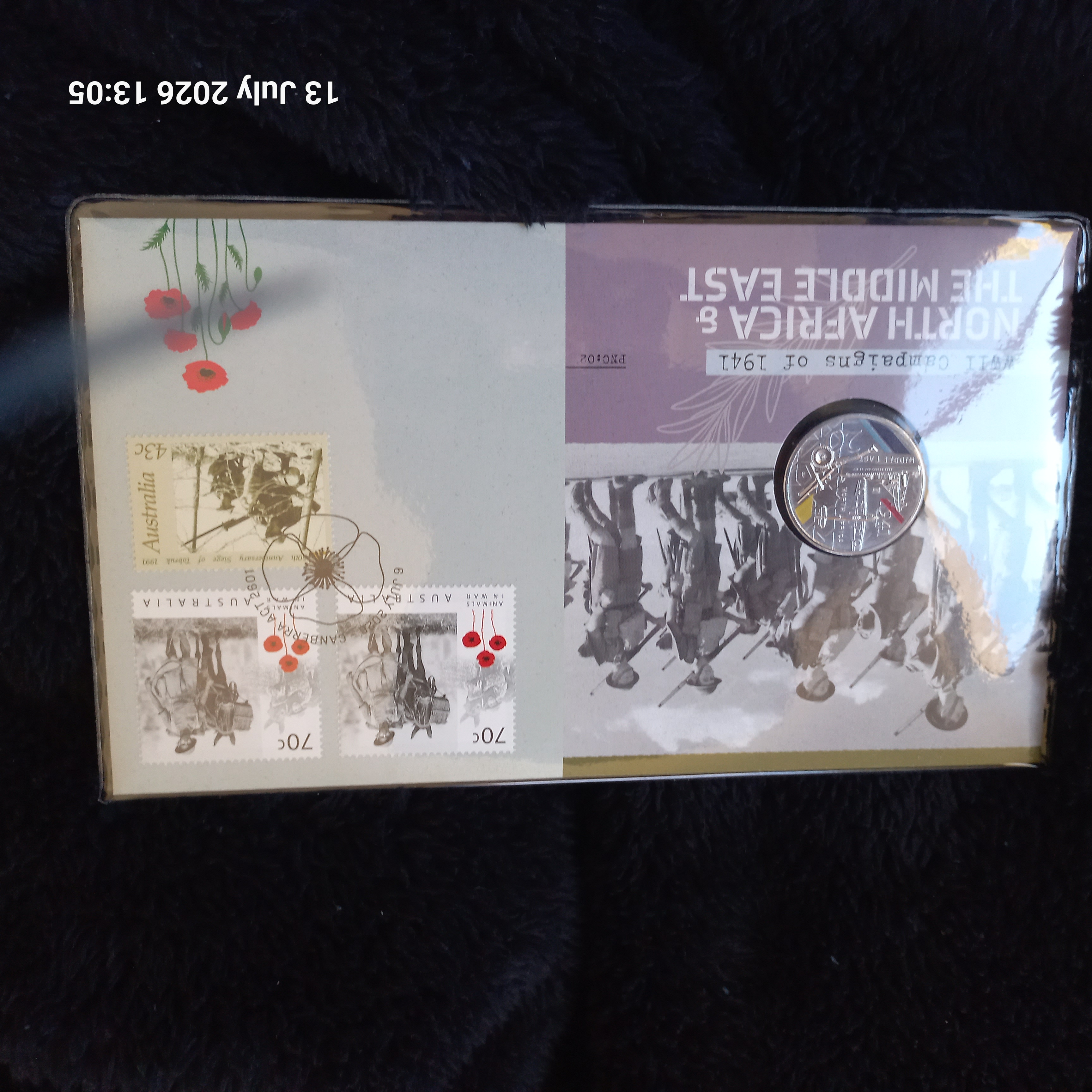 WWII Campaigns Postal Numismatic Cover